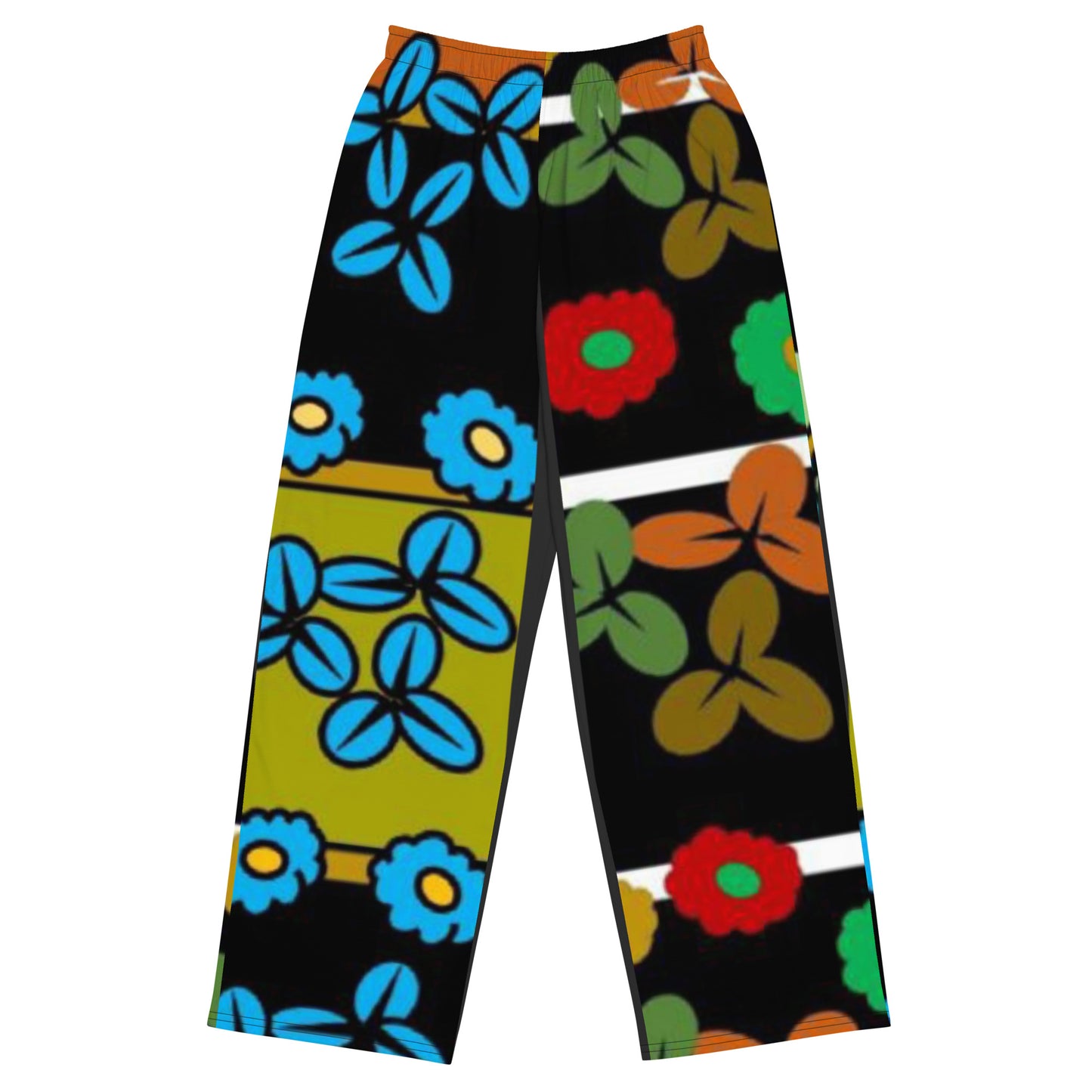 All-over print unisex wide-leg pants