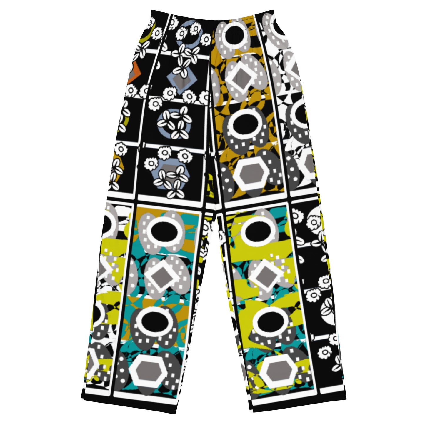 All-over print unisex wide-leg pants