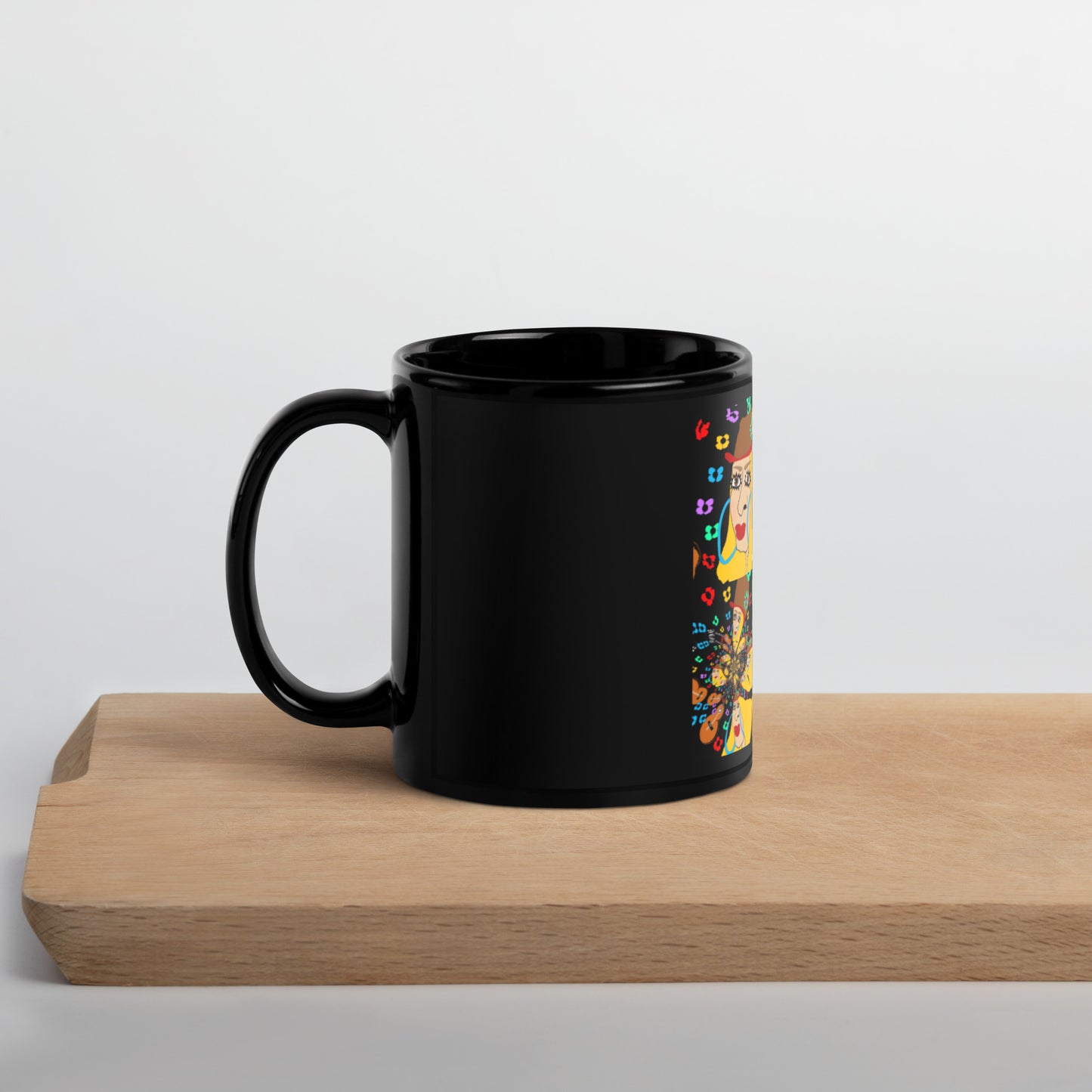 Black Glossy Mug