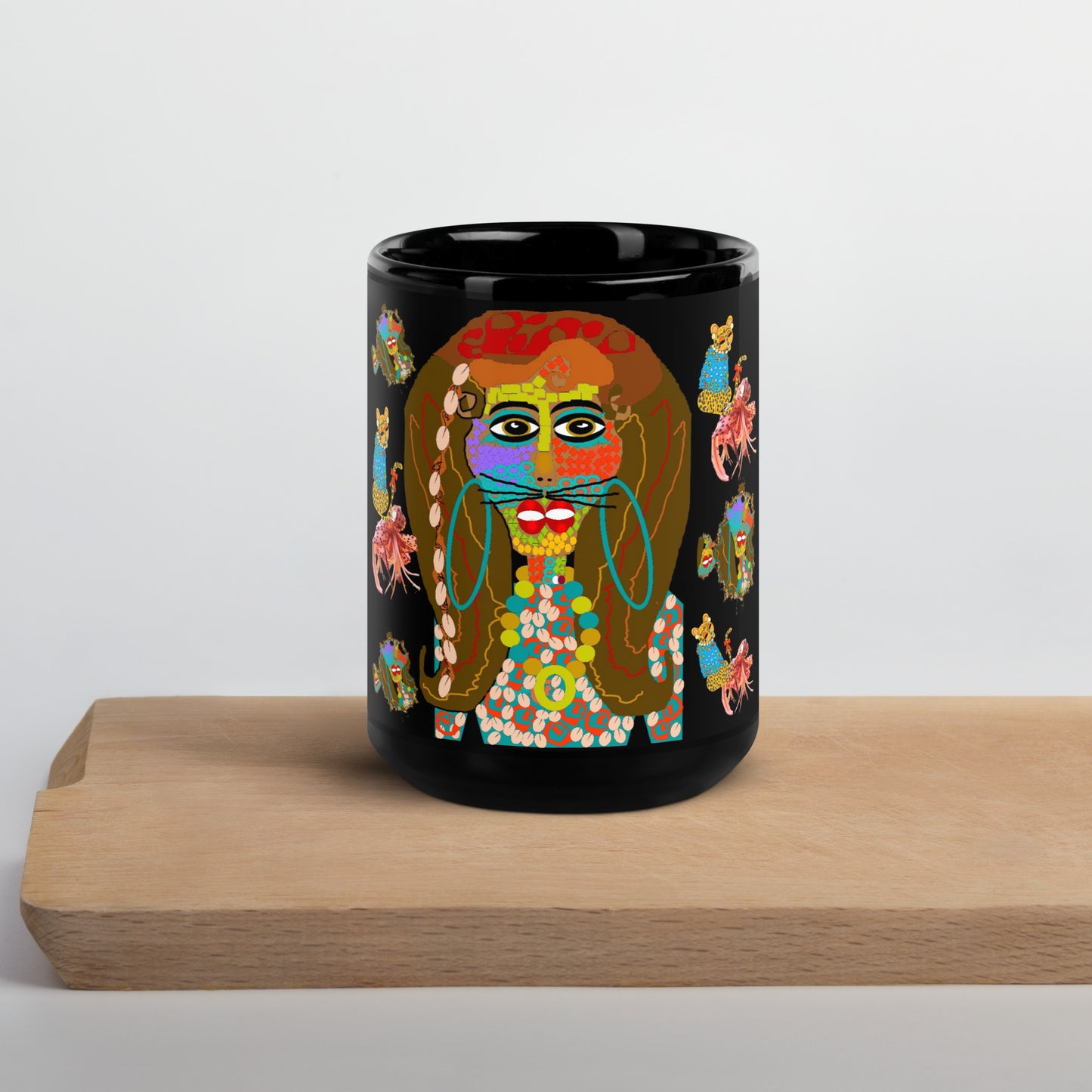 Black Glossy Mug