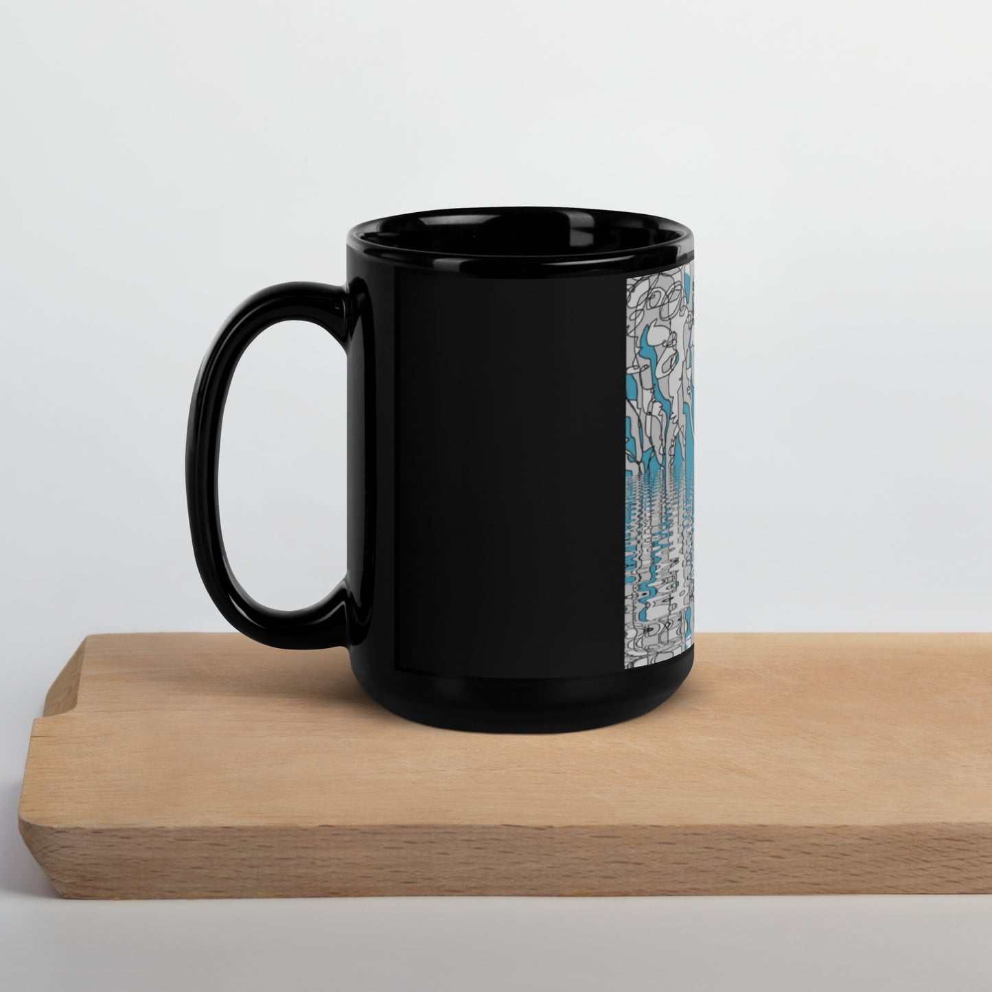 Black Glossy Mug