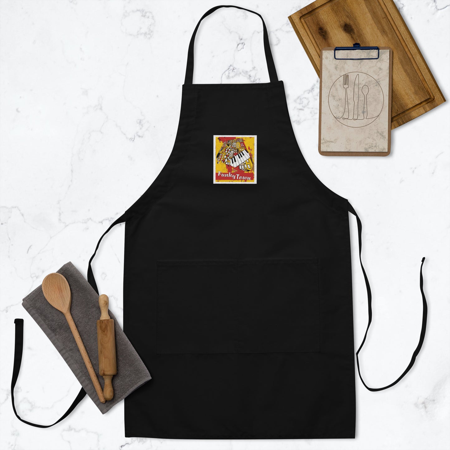 Sample Embroidered Apron