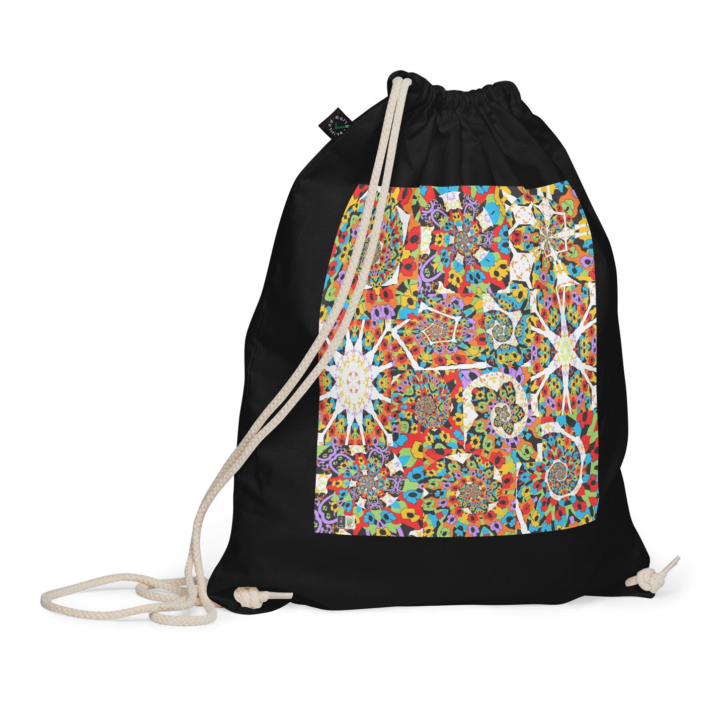 Organic cotton drawstring bag