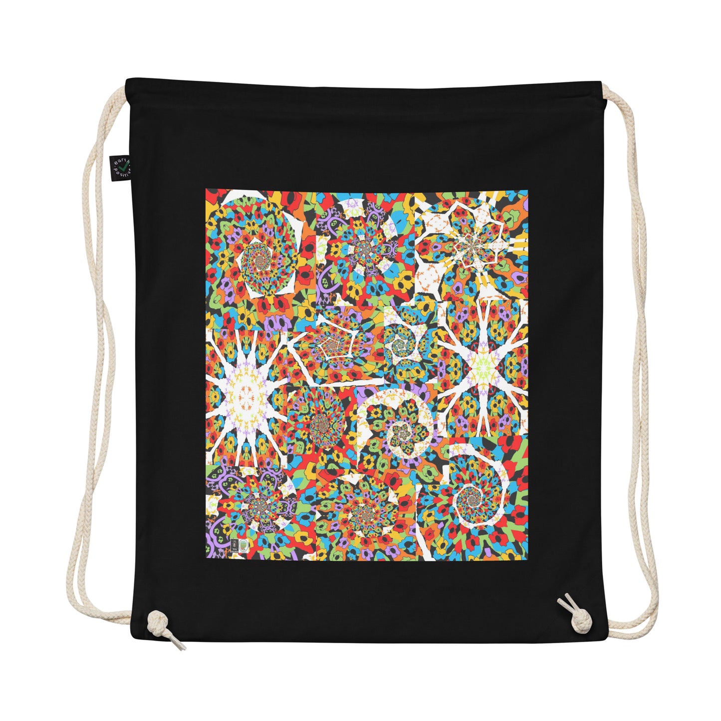 Organic cotton drawstring bag