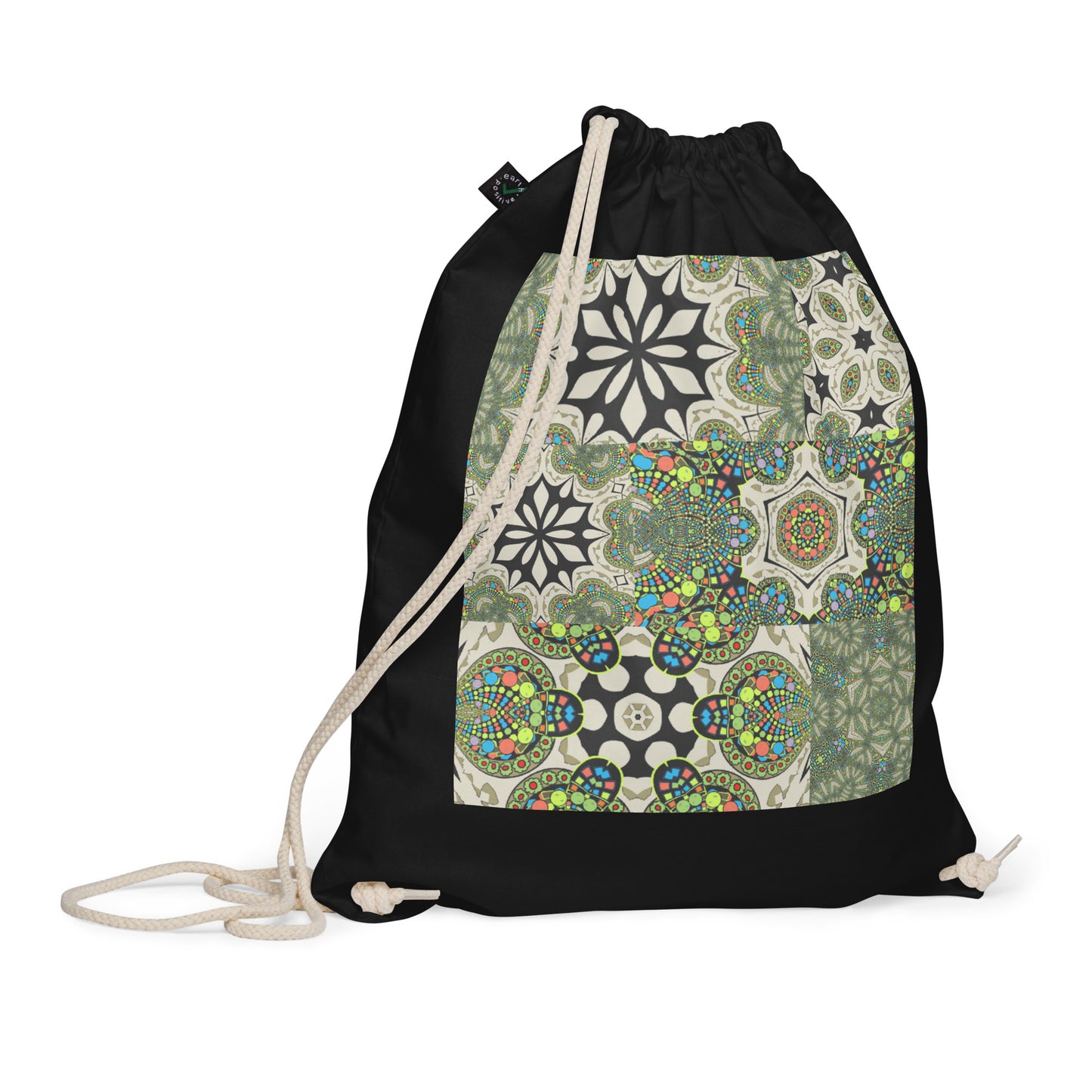Organic cotton drawstring bag