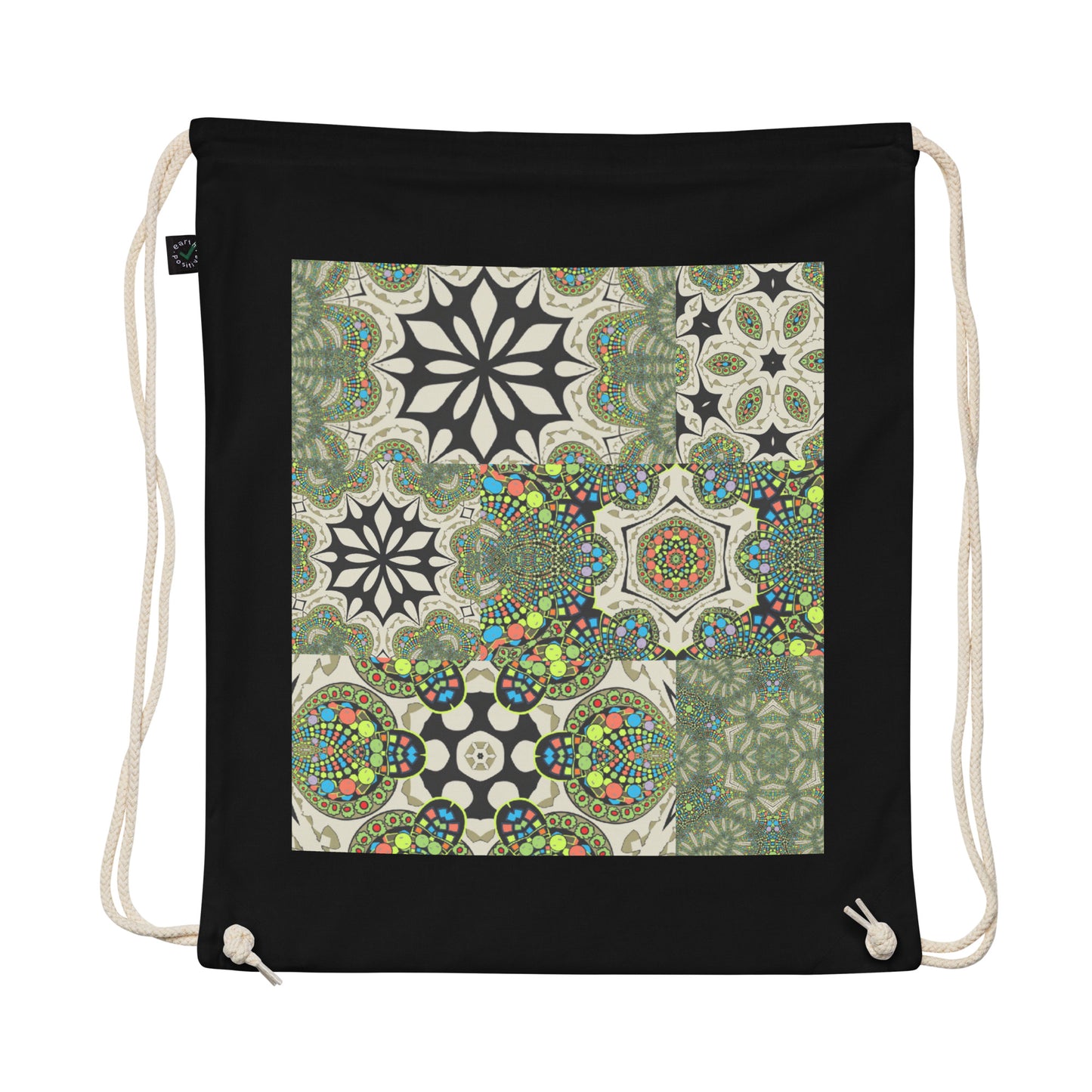 Organic cotton drawstring bag