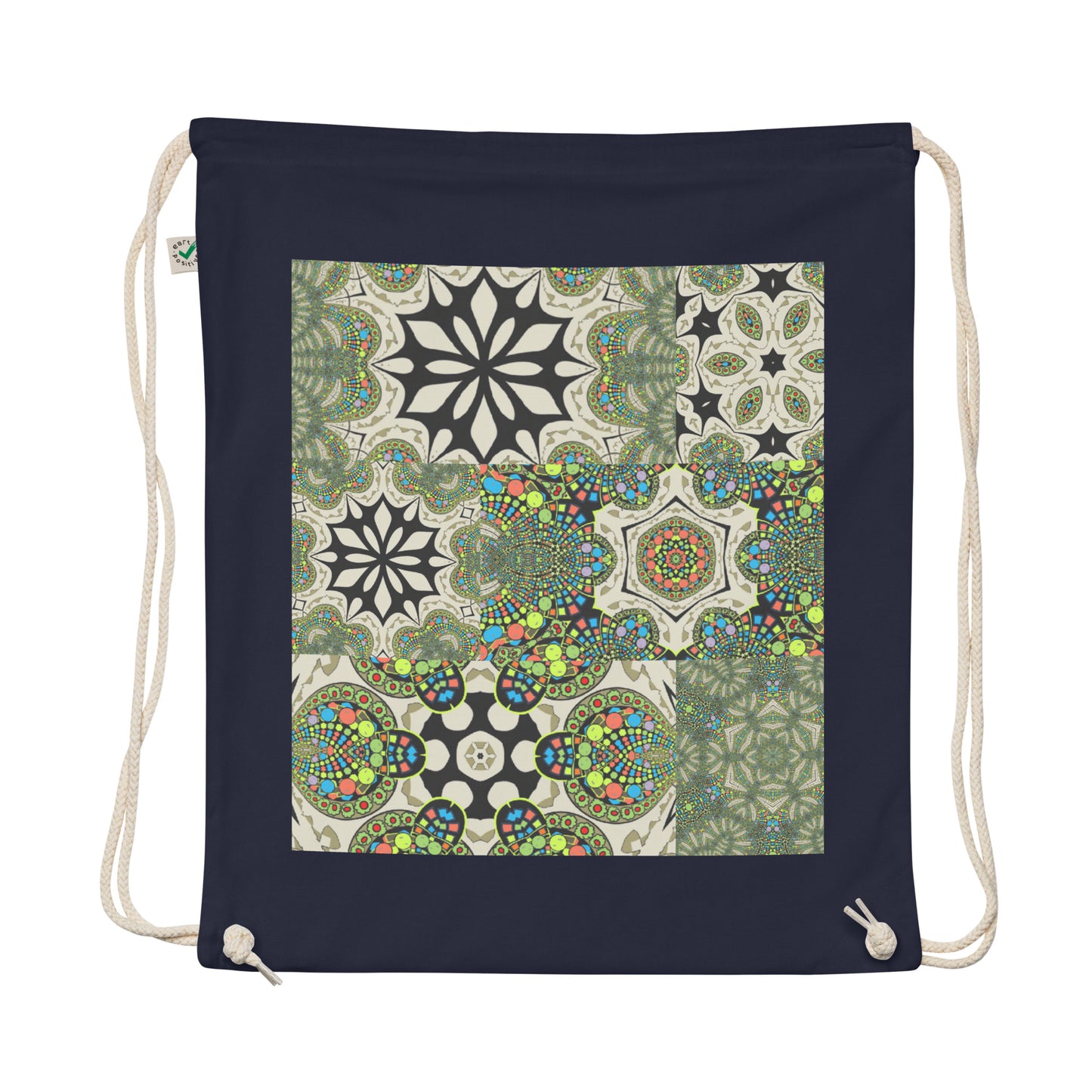 Organic cotton drawstring bag