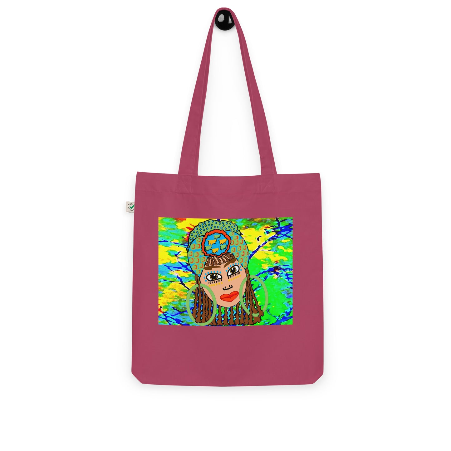 Organic fashion tote bag