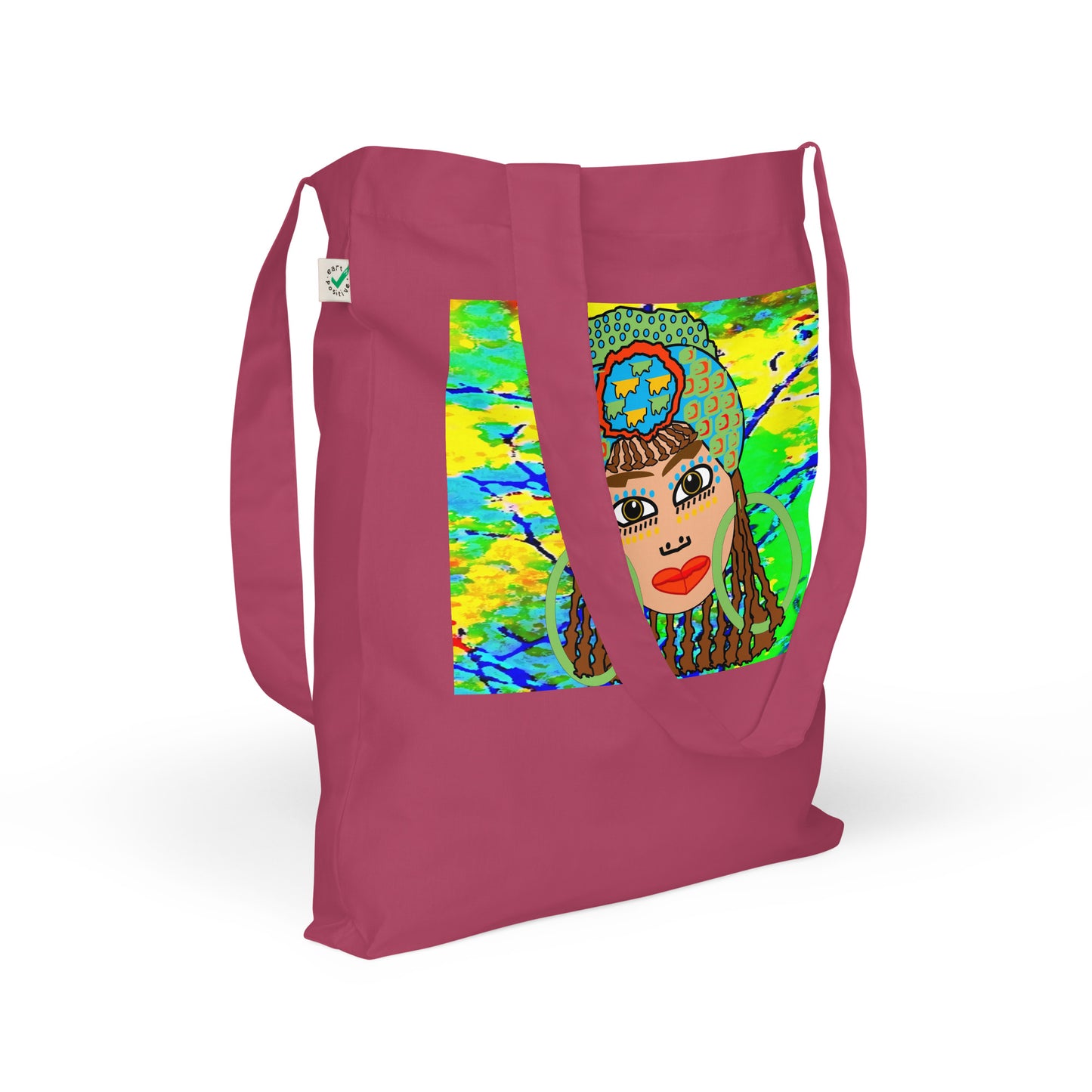 Organic fashion tote bag