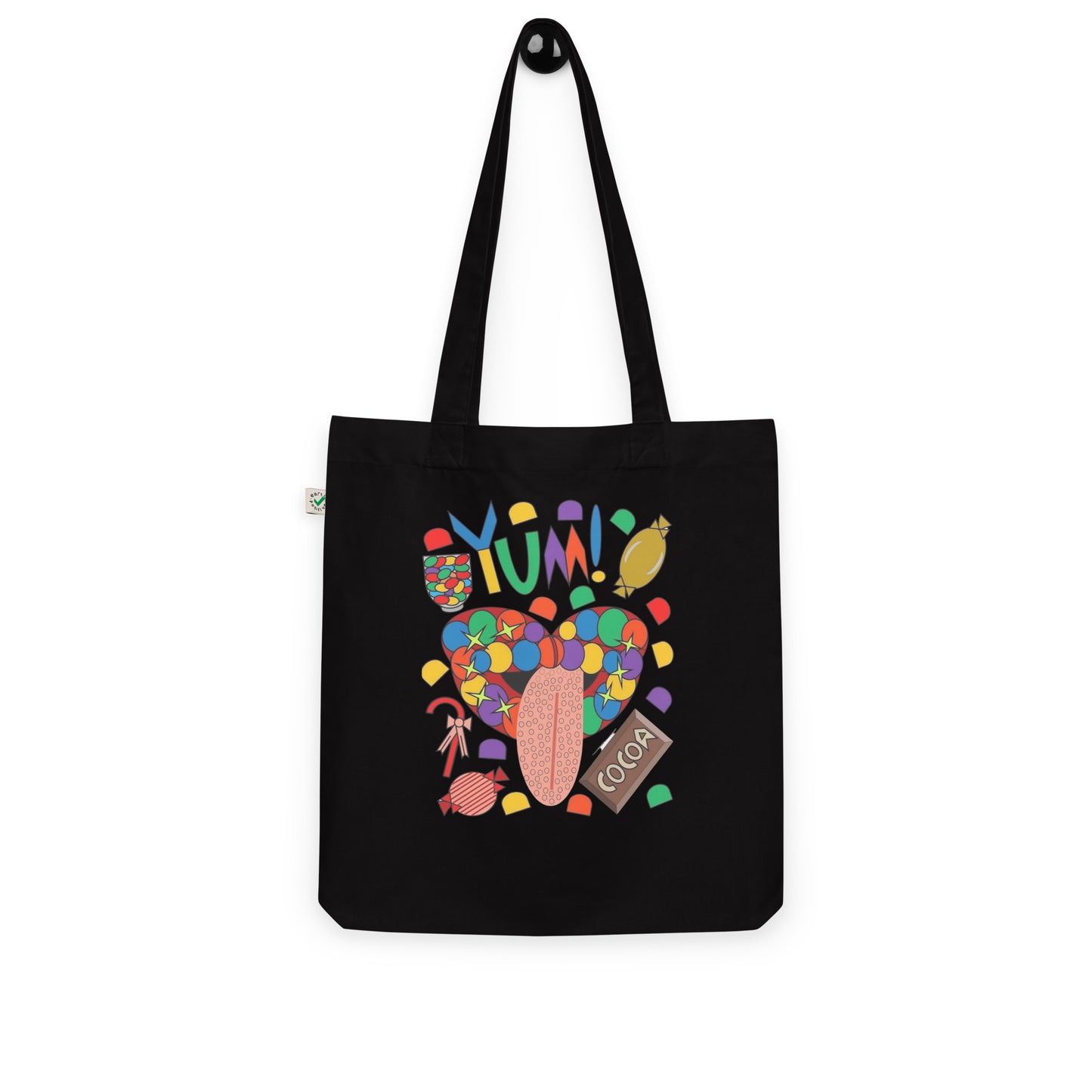 Organic fashion tote bag