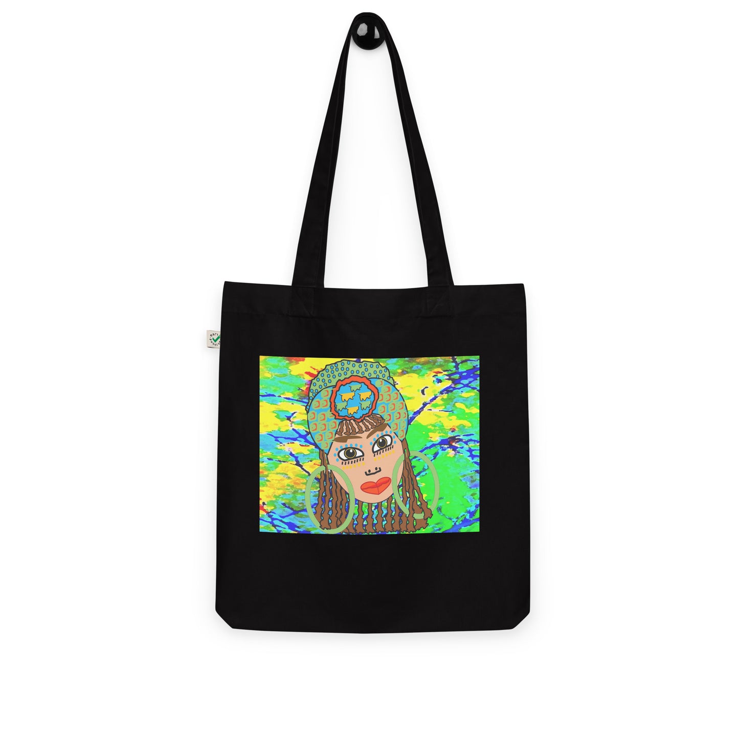 Organic fashion tote bag