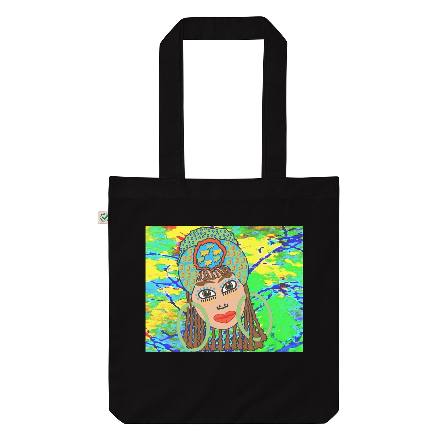 Organic fashion tote bag
