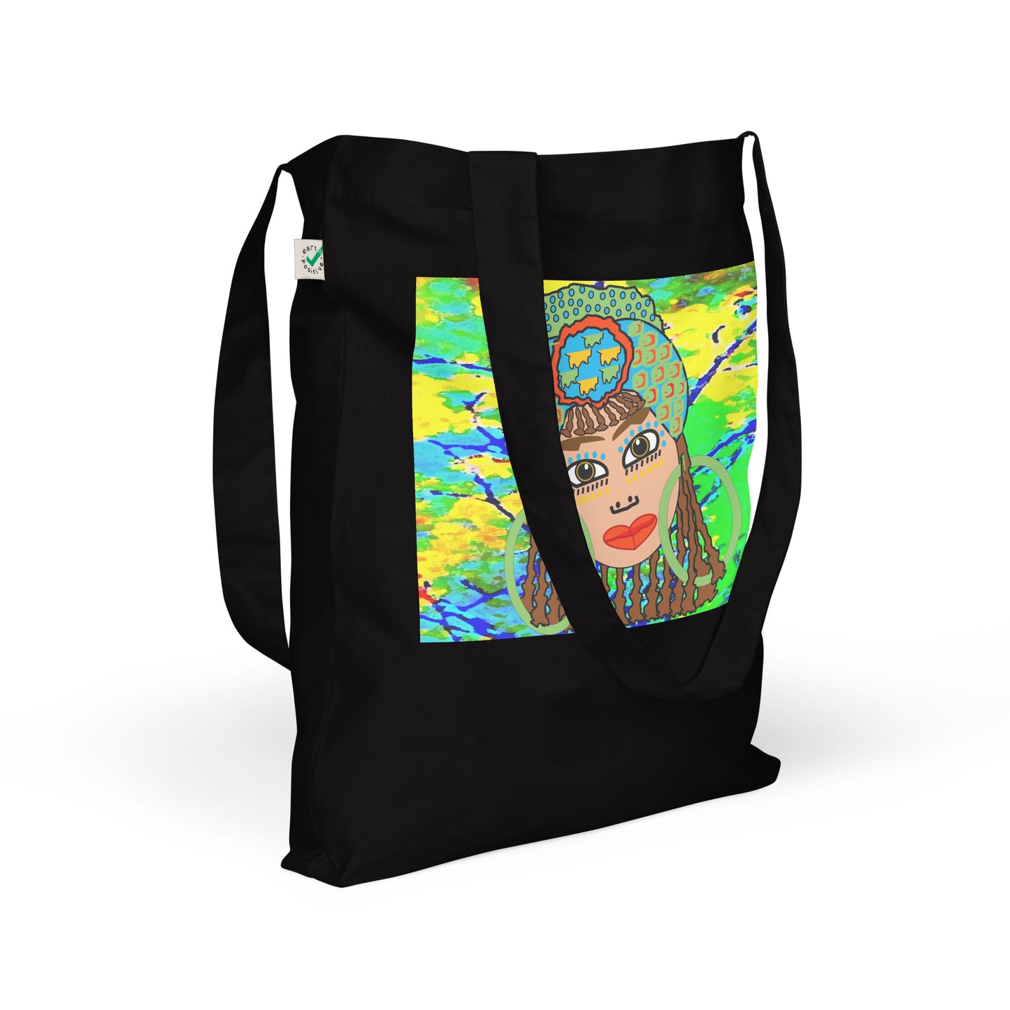 Organic fashion tote bag