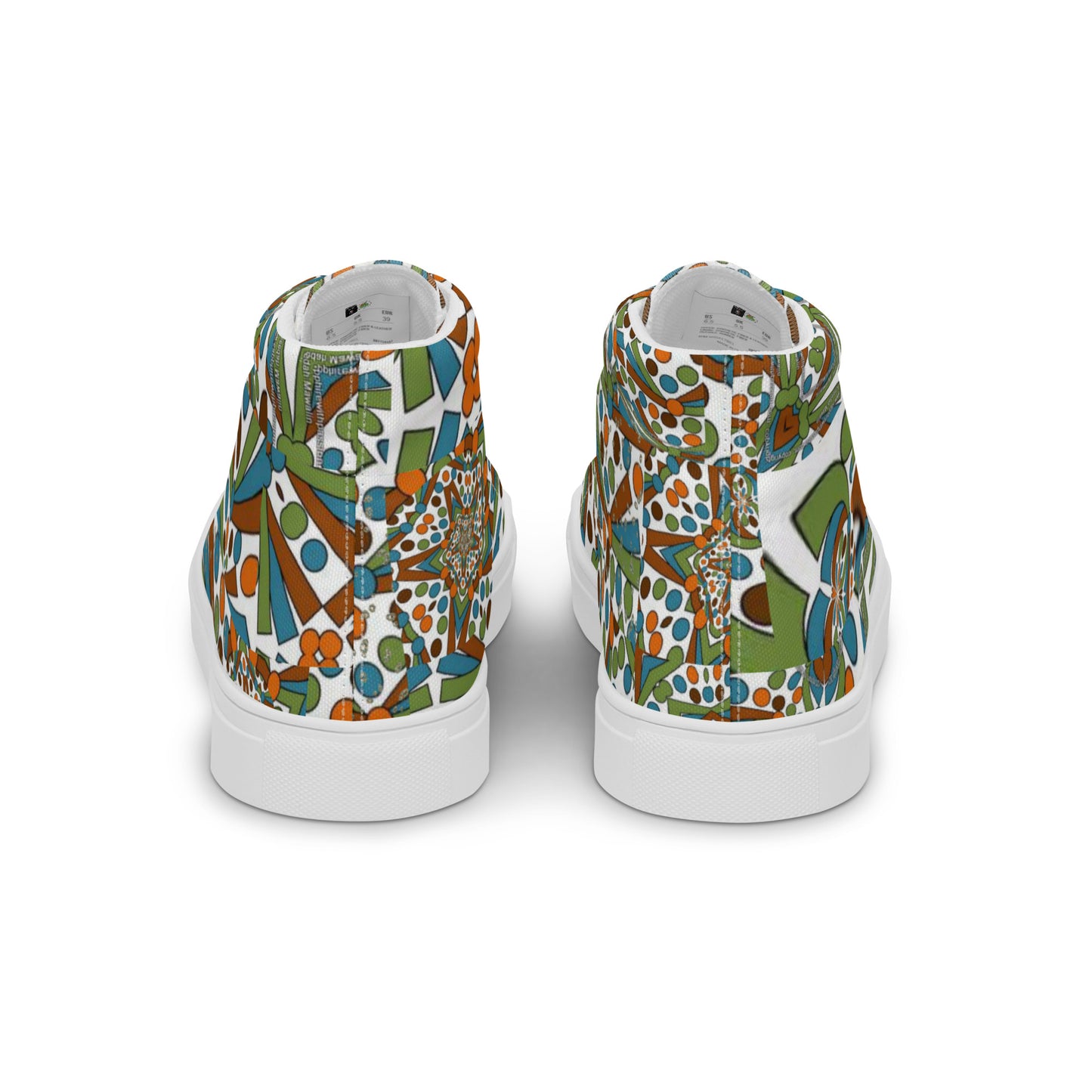 Women’s high top canvas shoes