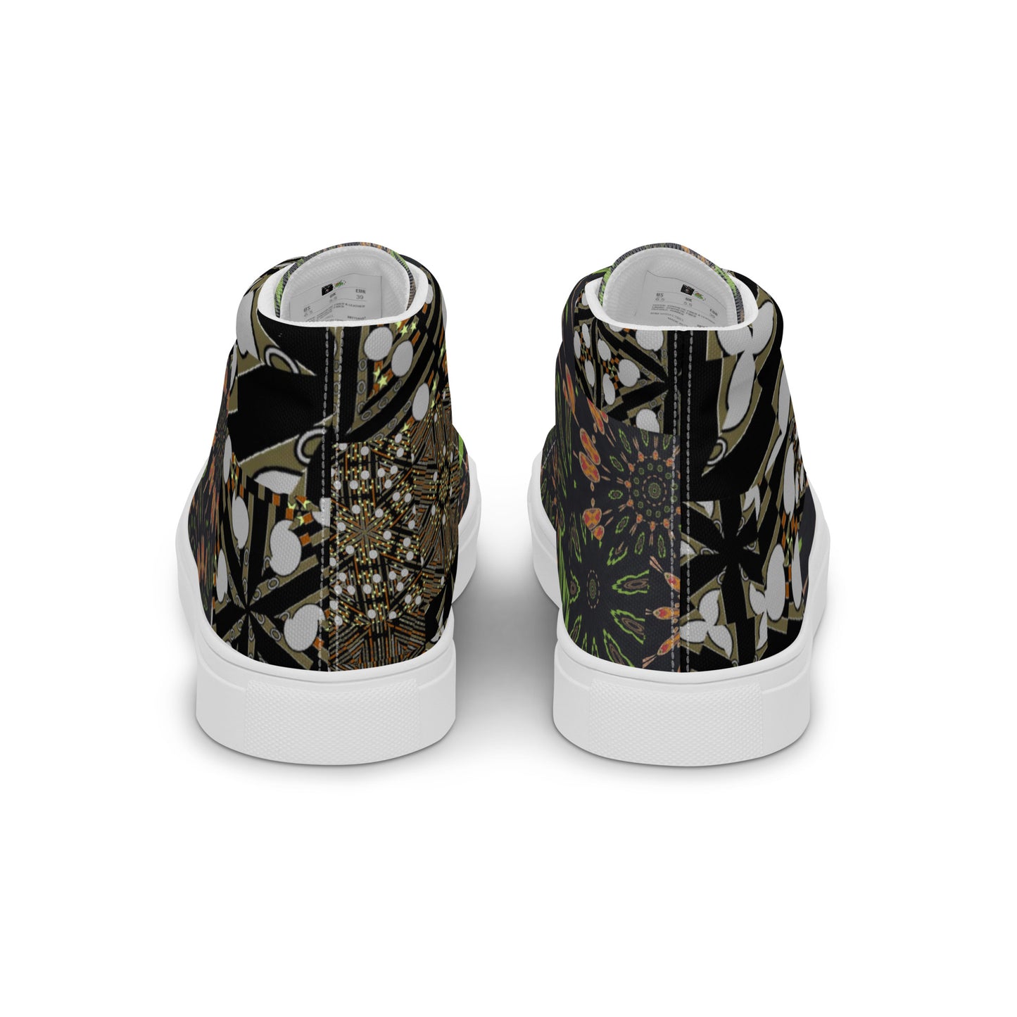 Women’s high top canvas shoes