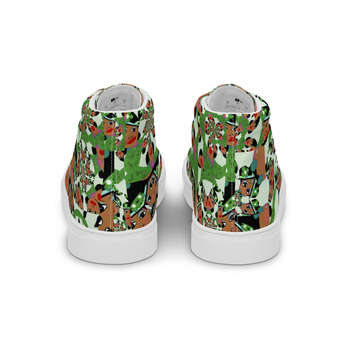 Women’s high top canvas shoes