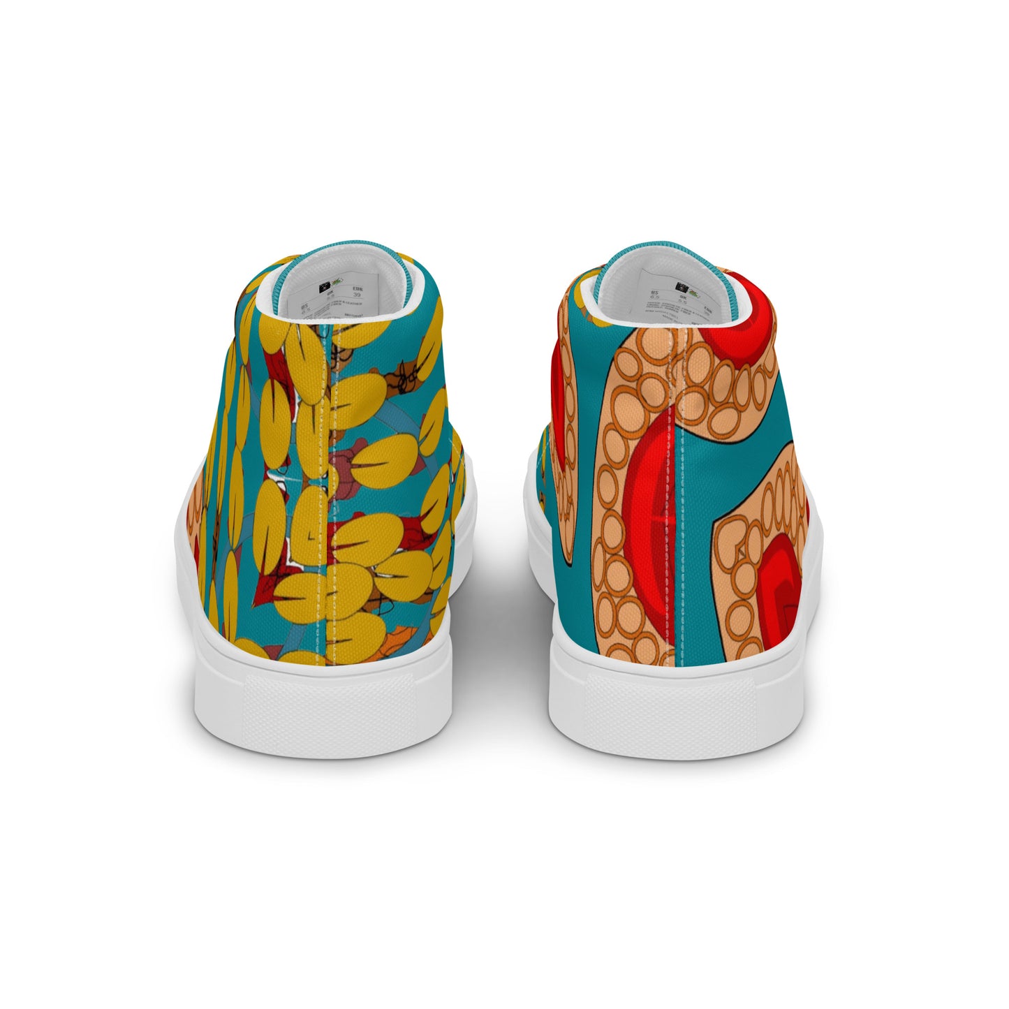 Women’s high top canvas shoes