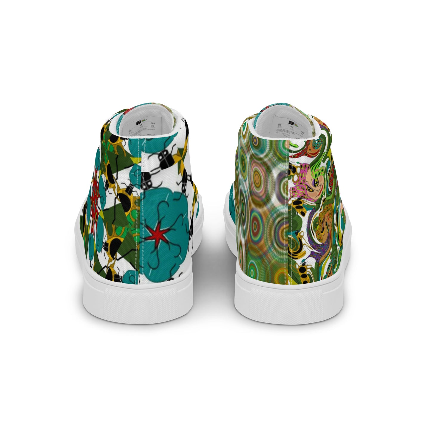 Women’s high top canvas shoes