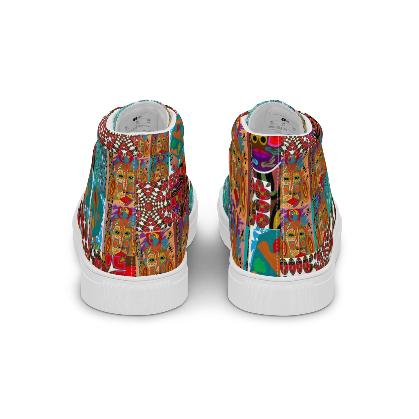 Women’s high top canvas shoes