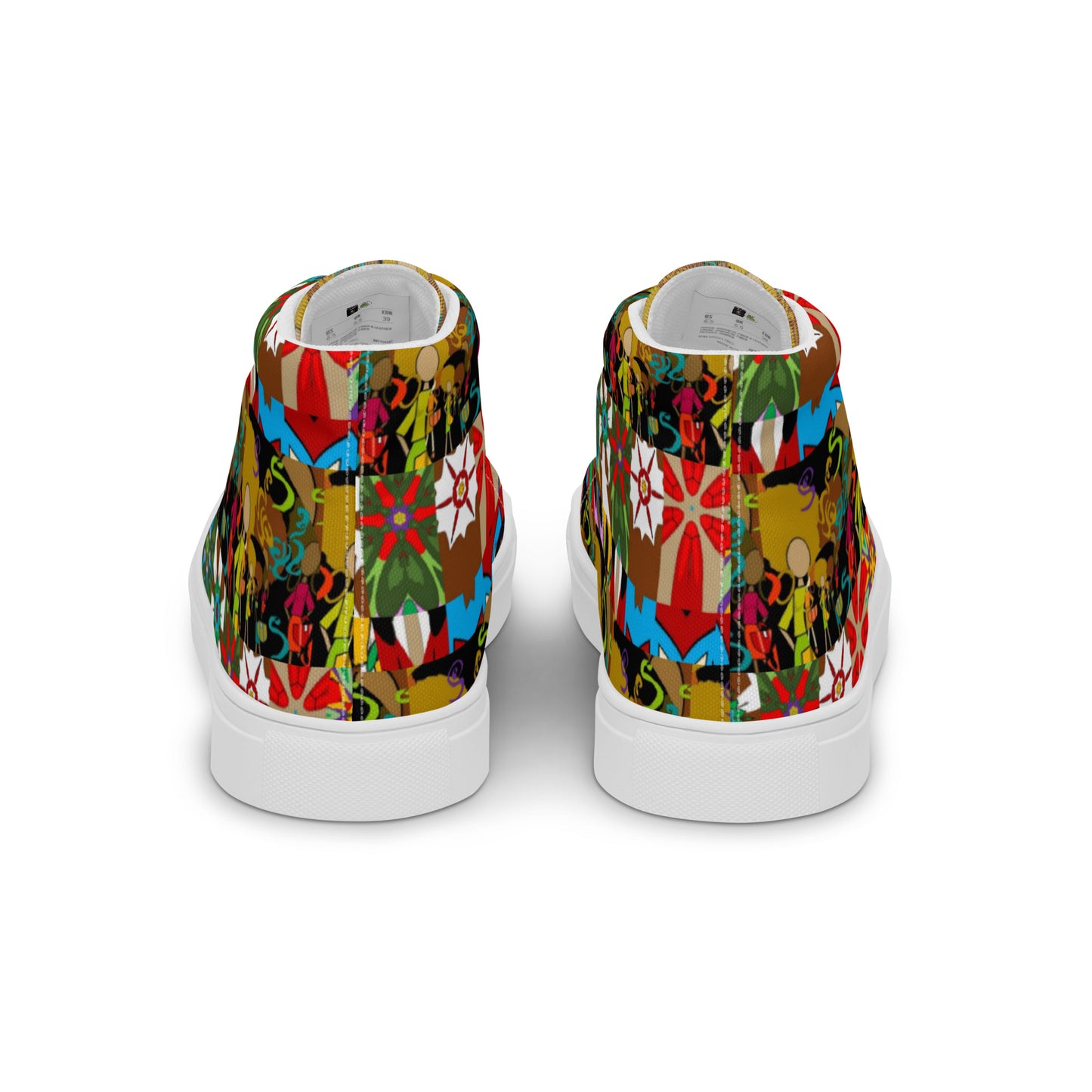 Women’s high top canvas shoes