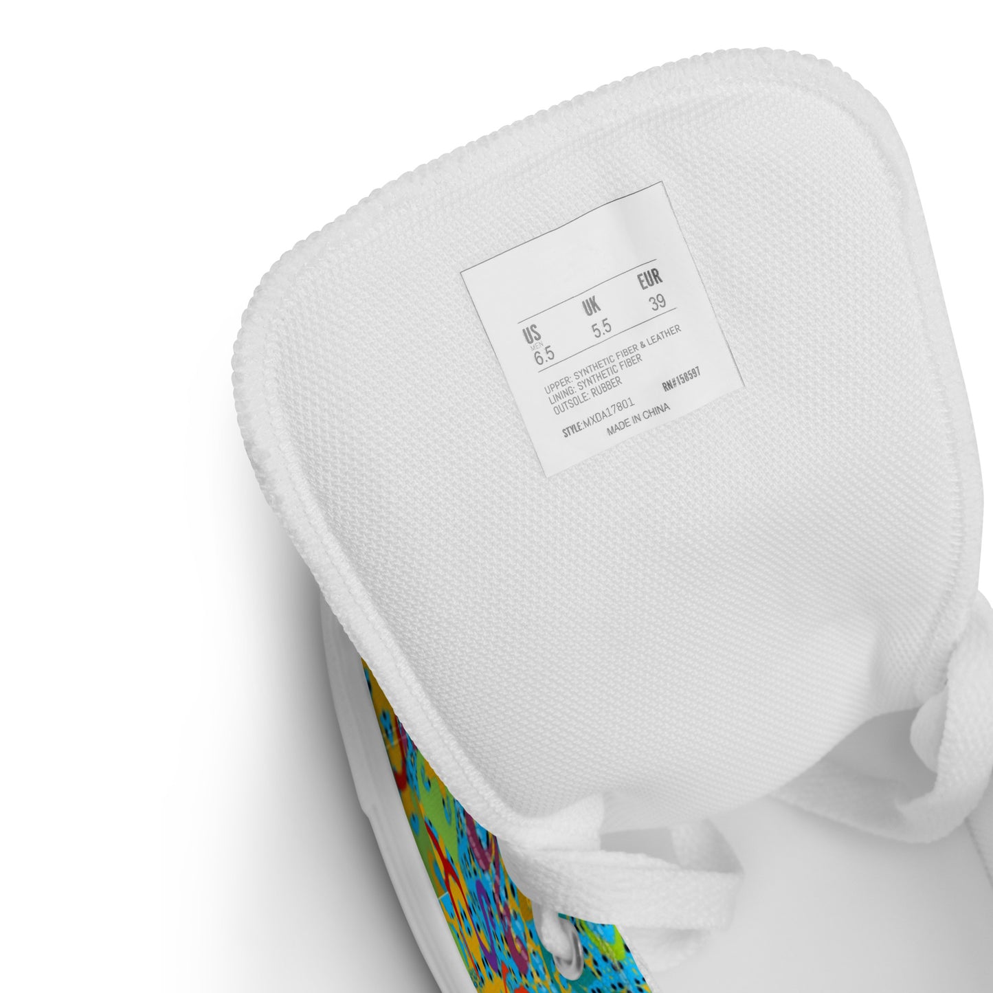 Women’s high top canvas shoes