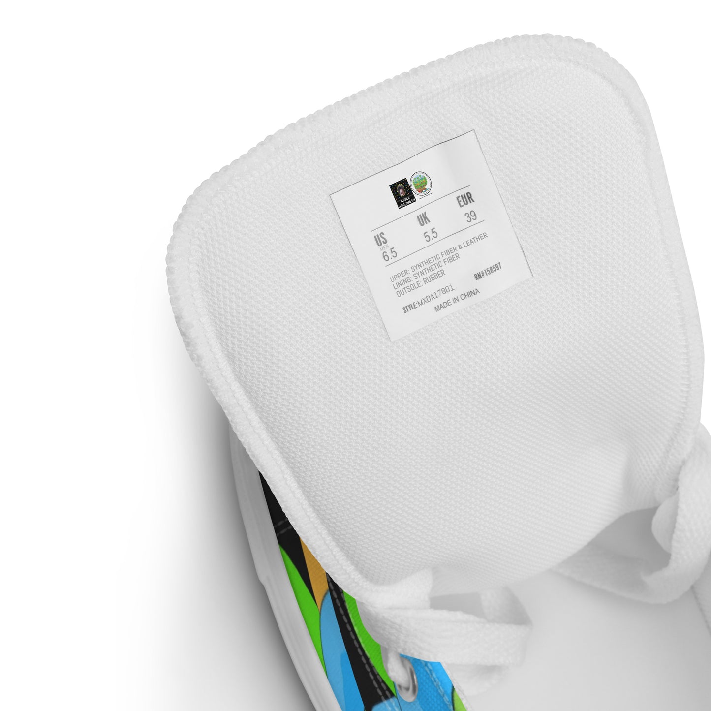 Women’s high top canvas shoes