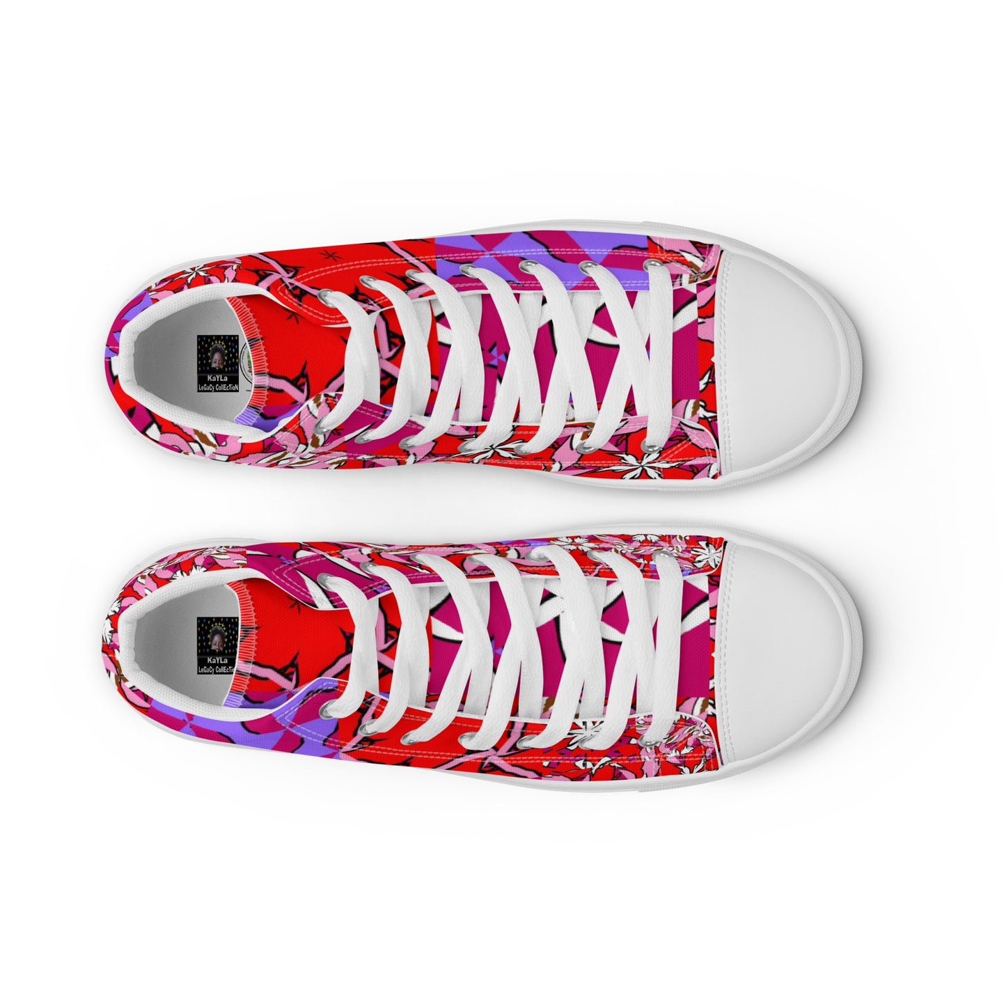 Women’s high top canvas shoes