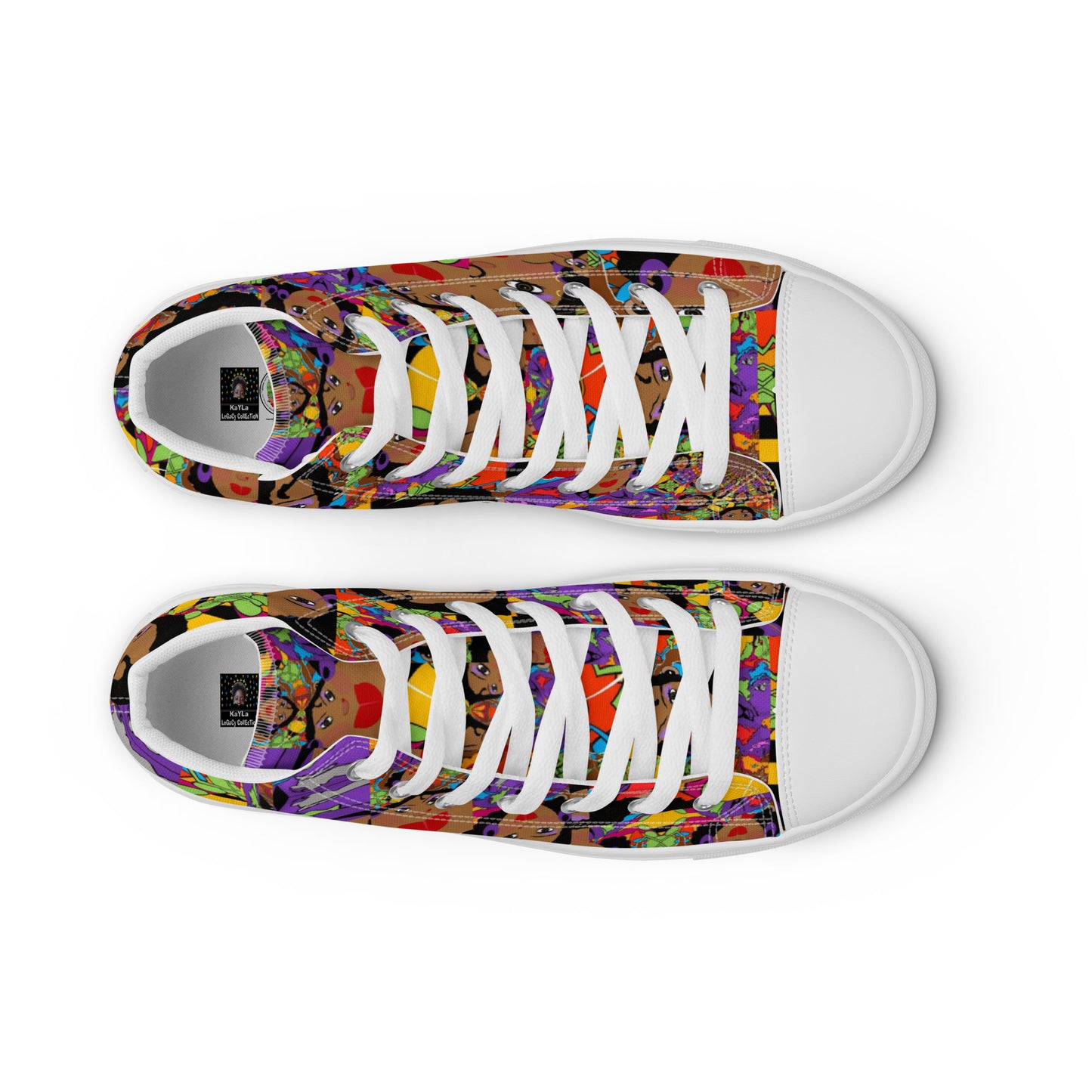 Women’s high top canvas shoes