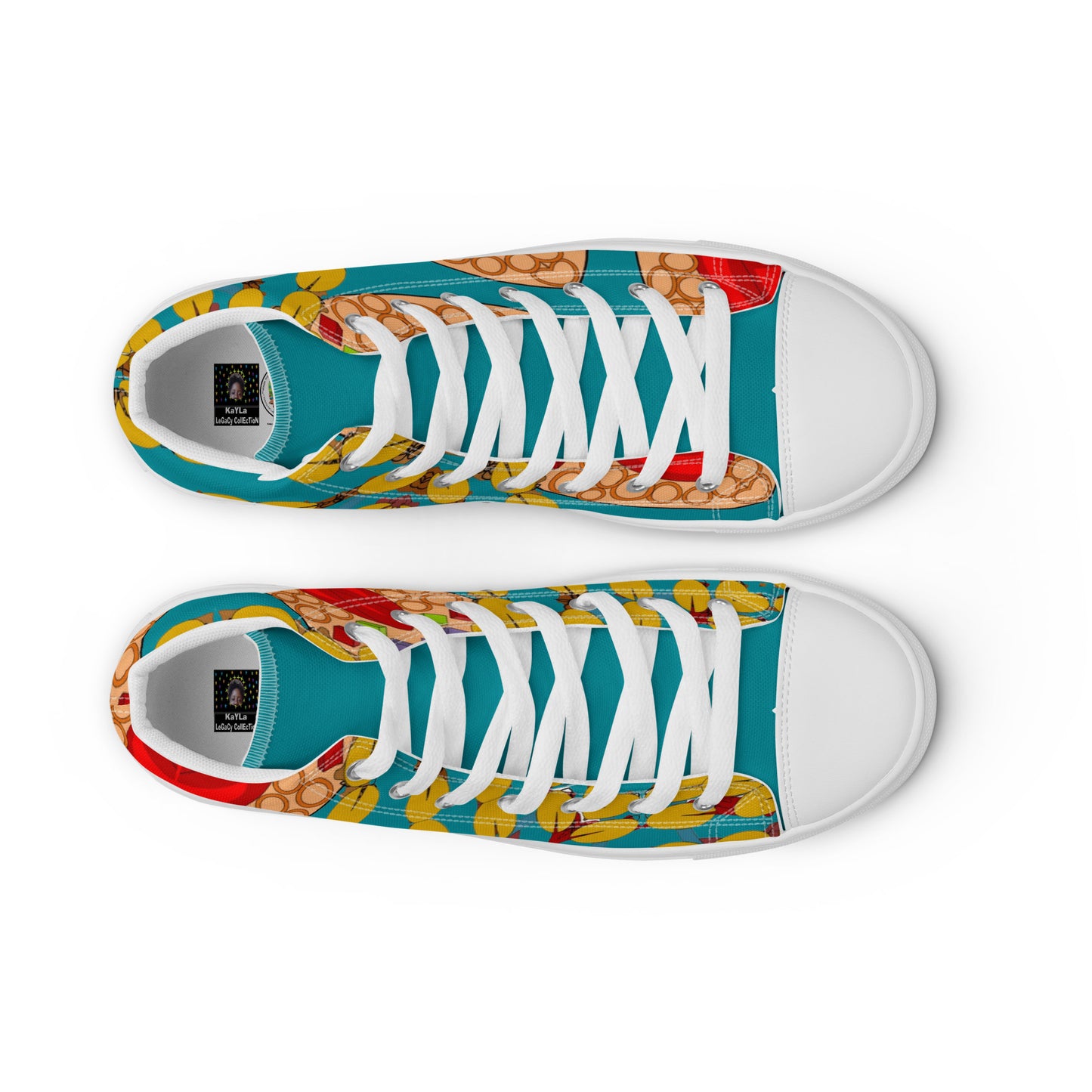 Women’s high top canvas shoes