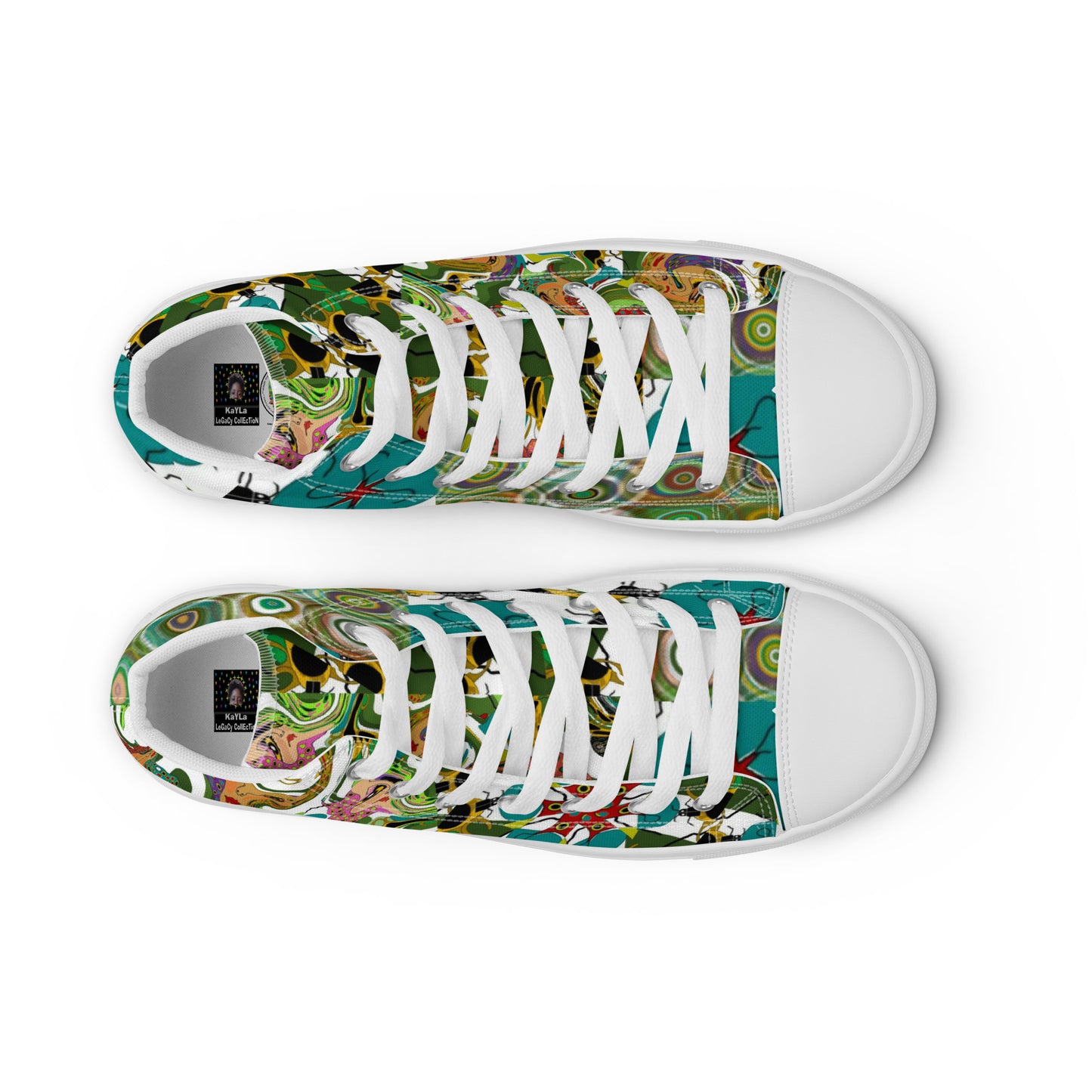 Women’s high top canvas shoes