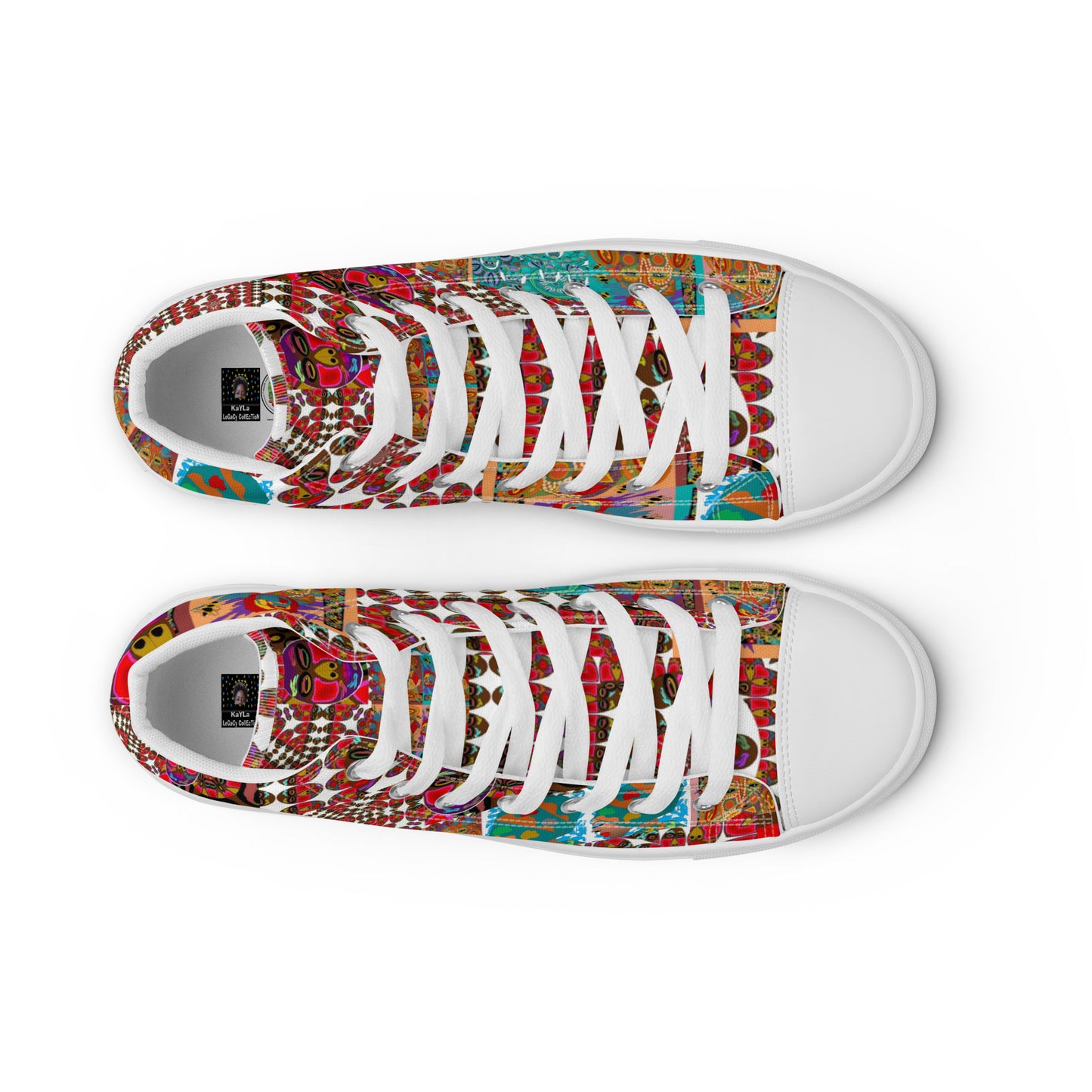Women’s high top canvas shoes