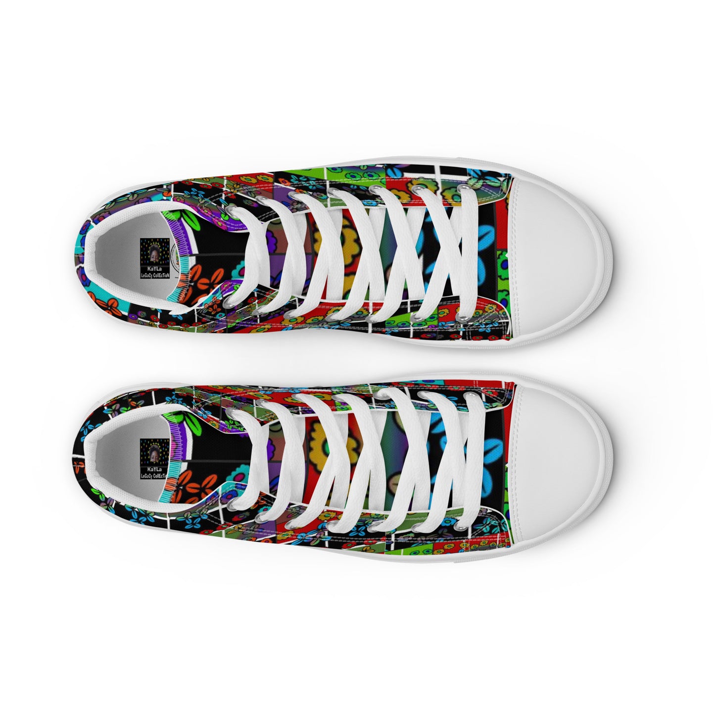 Women’s high top canvas shoes