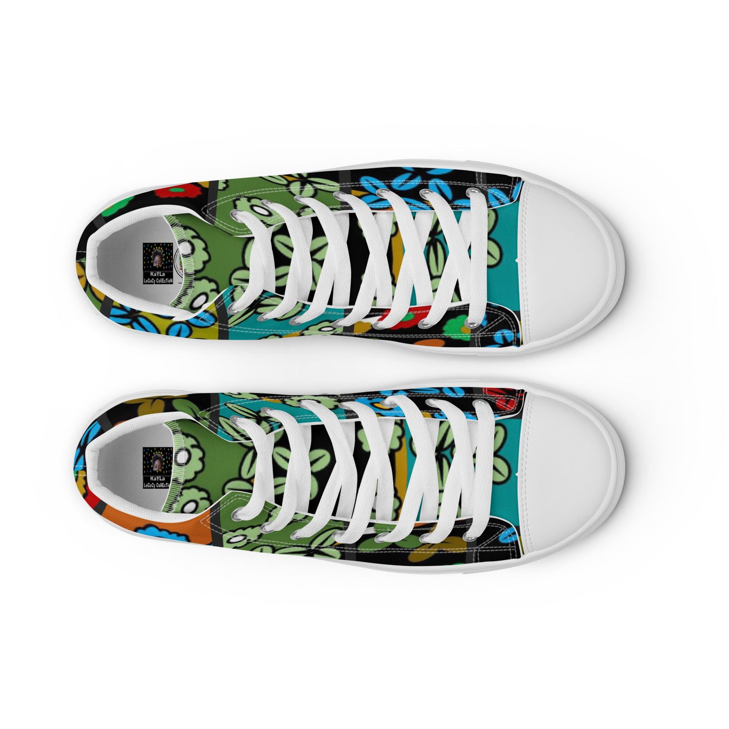 Women’s high top canvas shoes