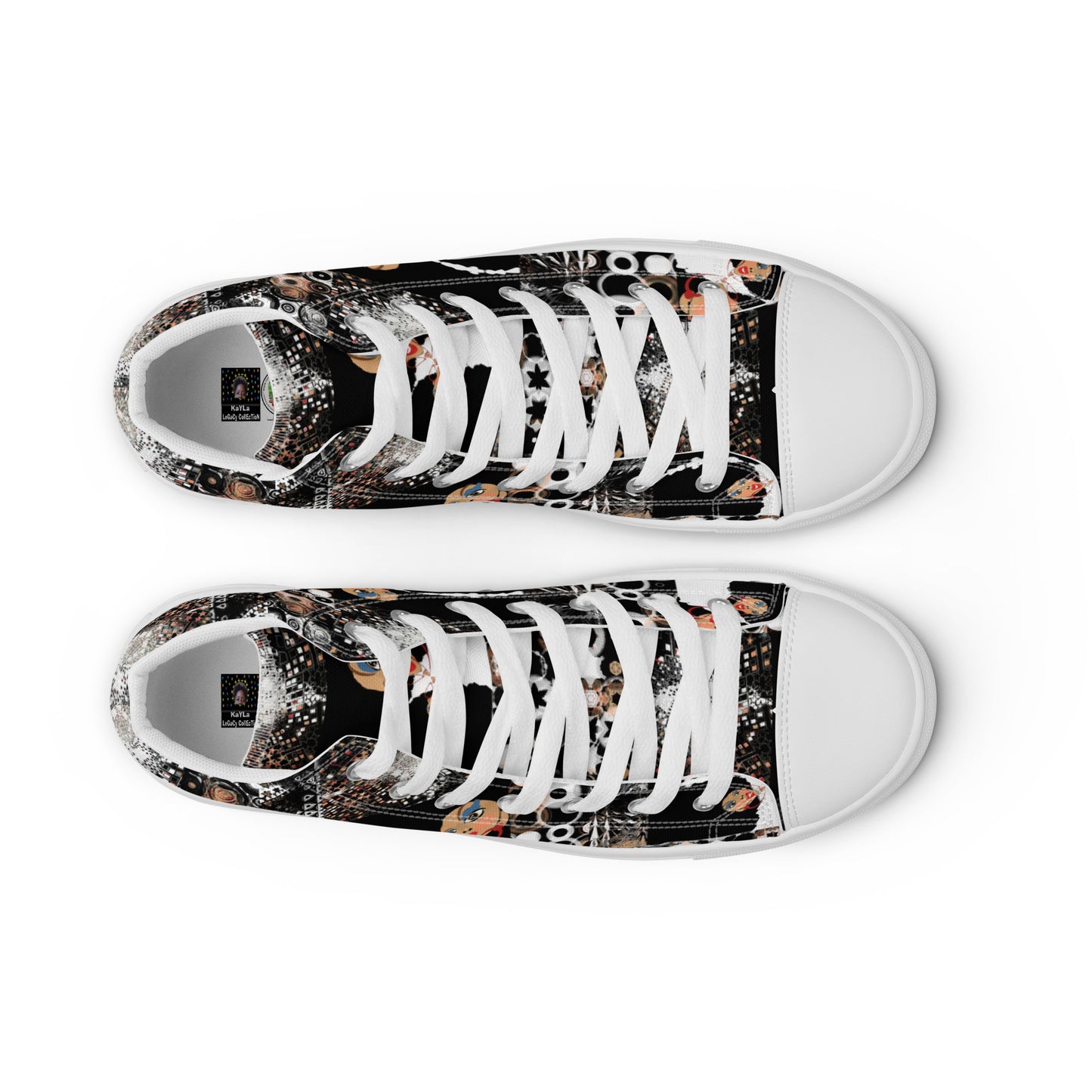 Women’s high top canvas shoes