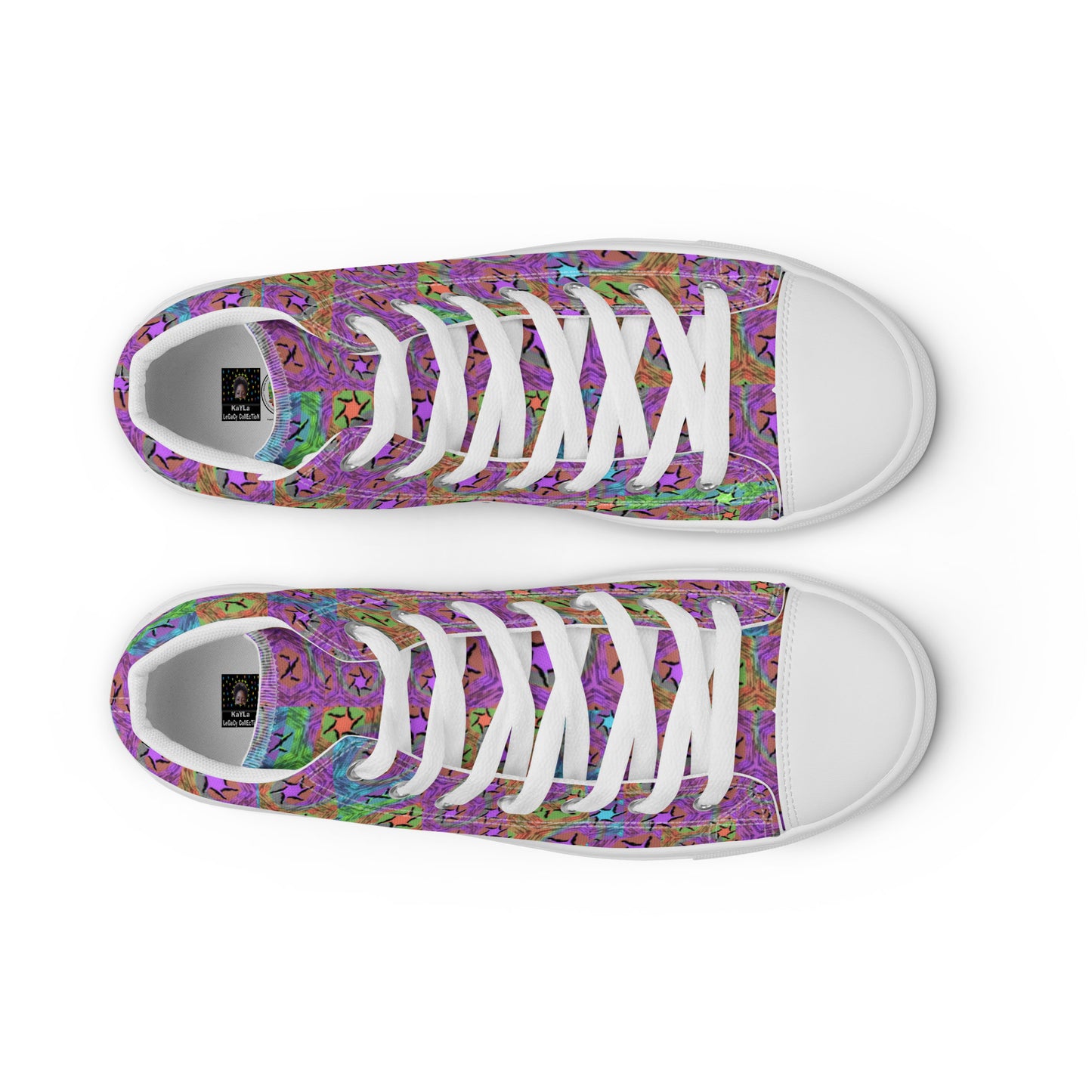 Women’s high top canvas shoes