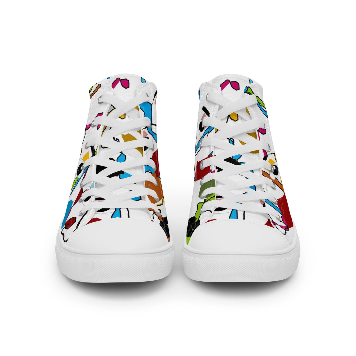 Women’s high top canvas shoes
