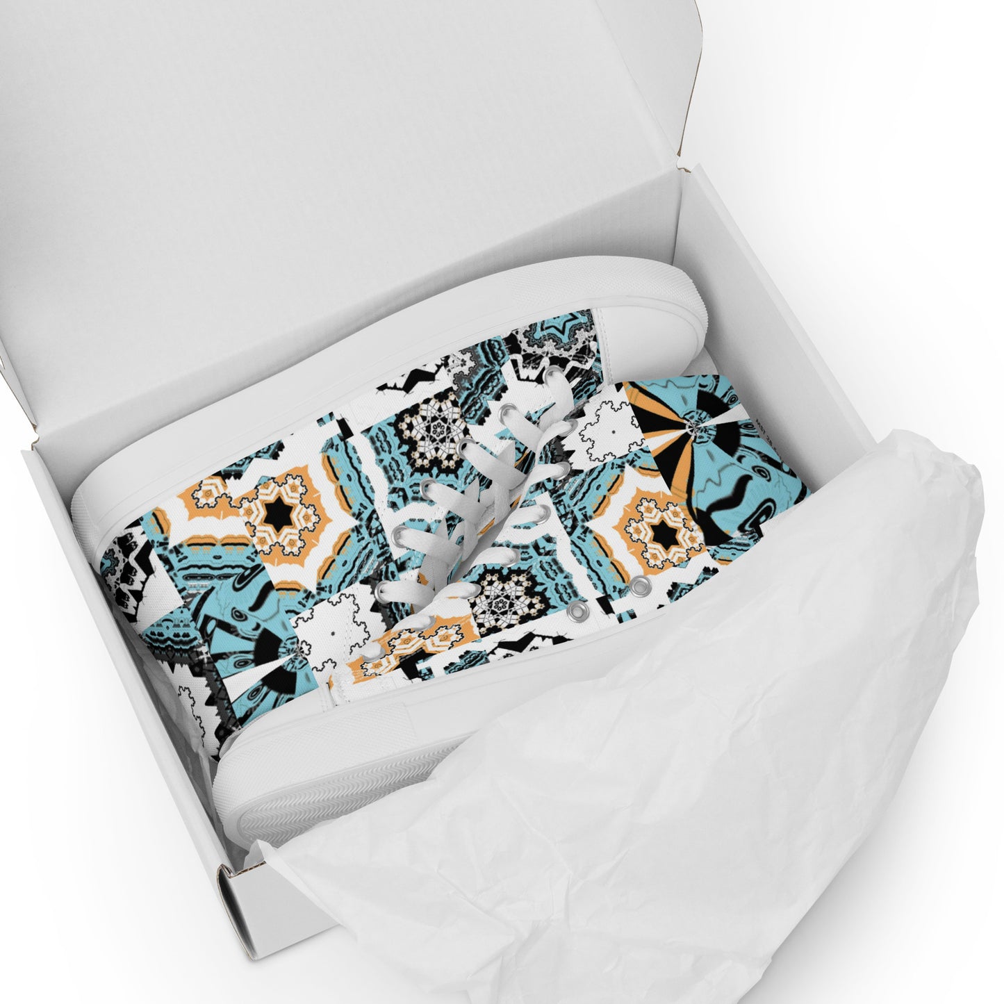 Women’s high top canvas shoes