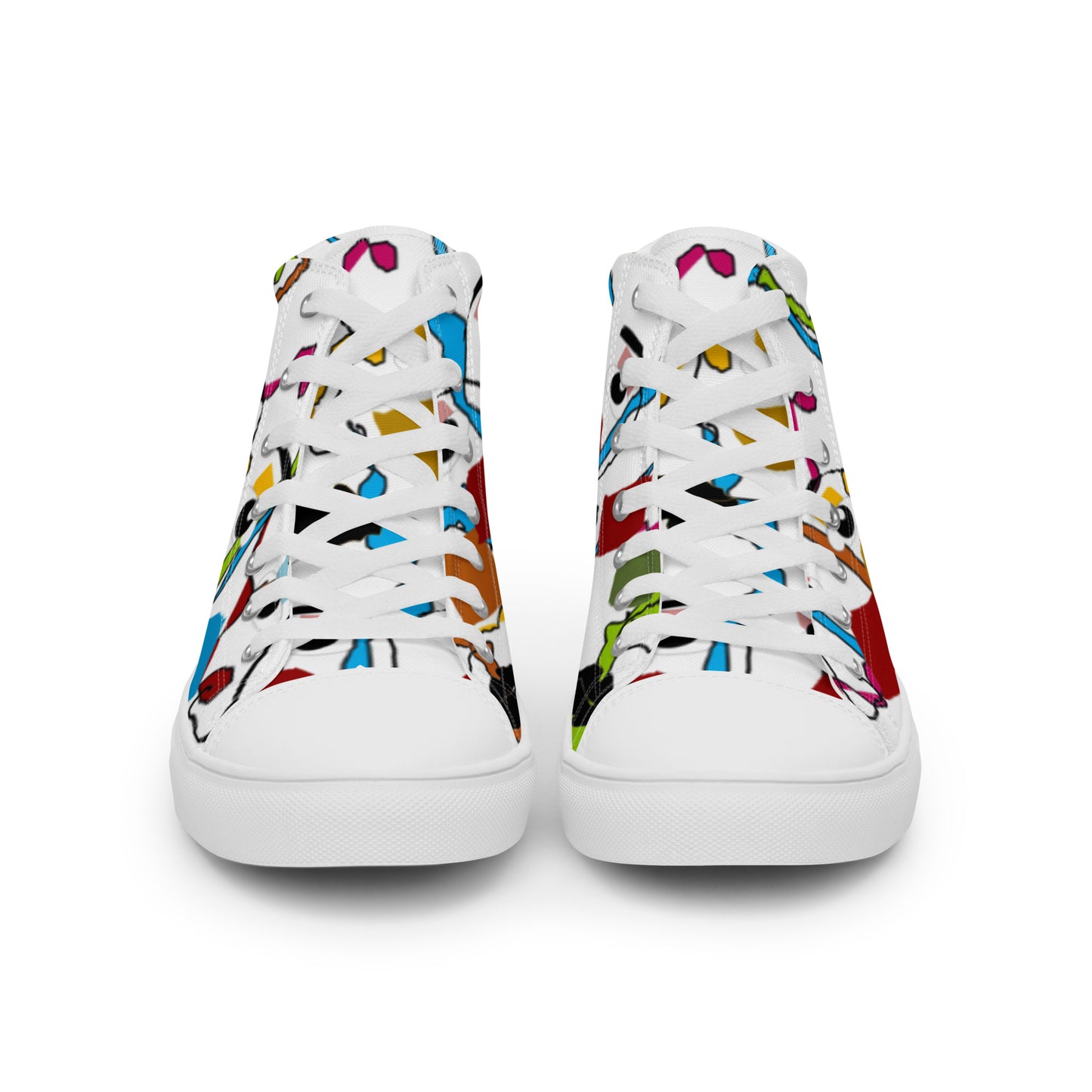 Women’s high top canvas shoes