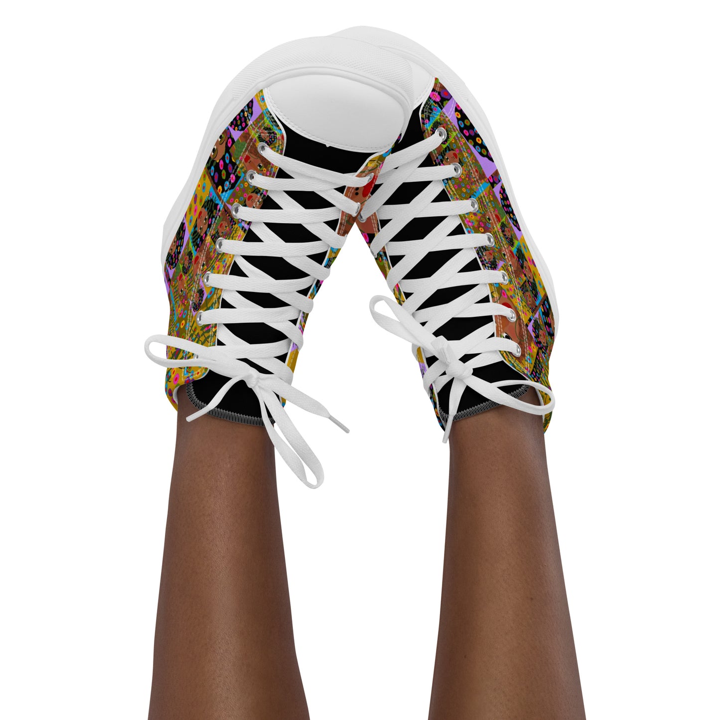 Women’s high top canvas shoes