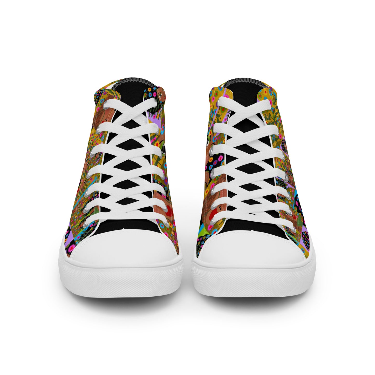 Women’s high top canvas shoes