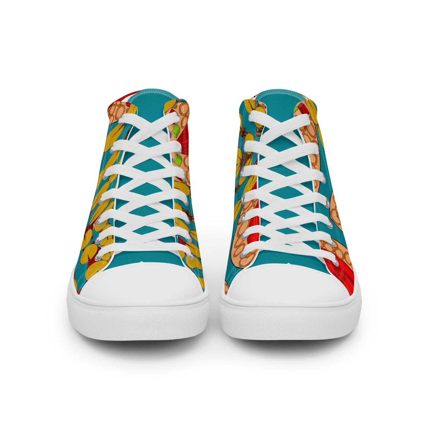 Women’s high top canvas shoes