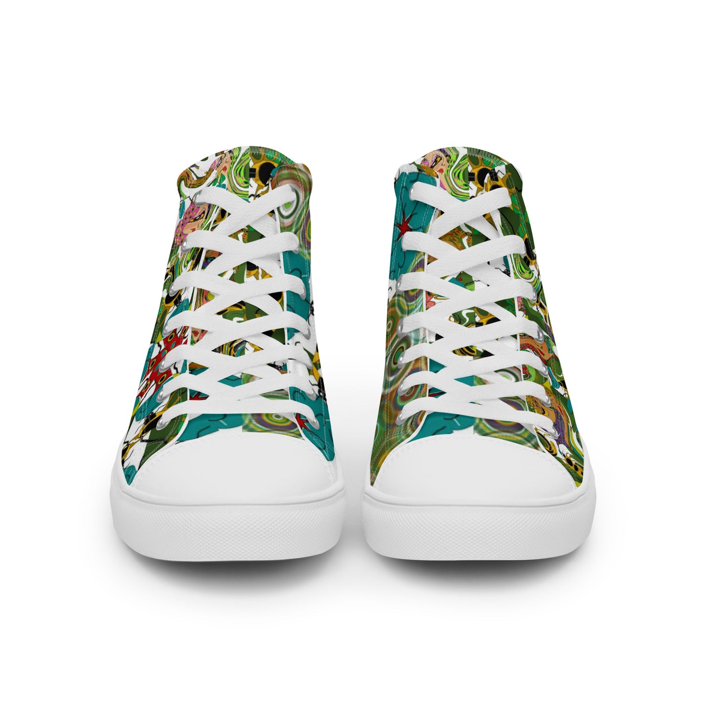 Women’s high top canvas shoes