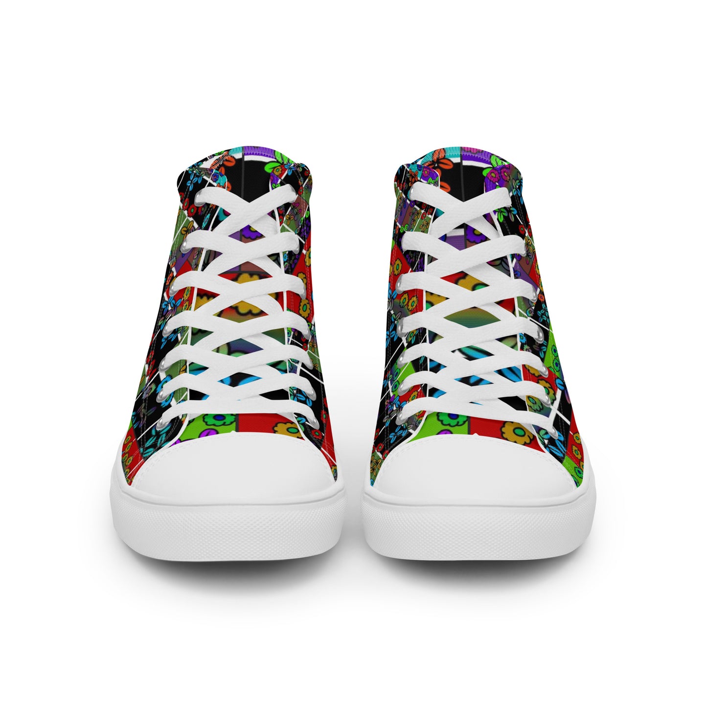 Women’s high top canvas shoes