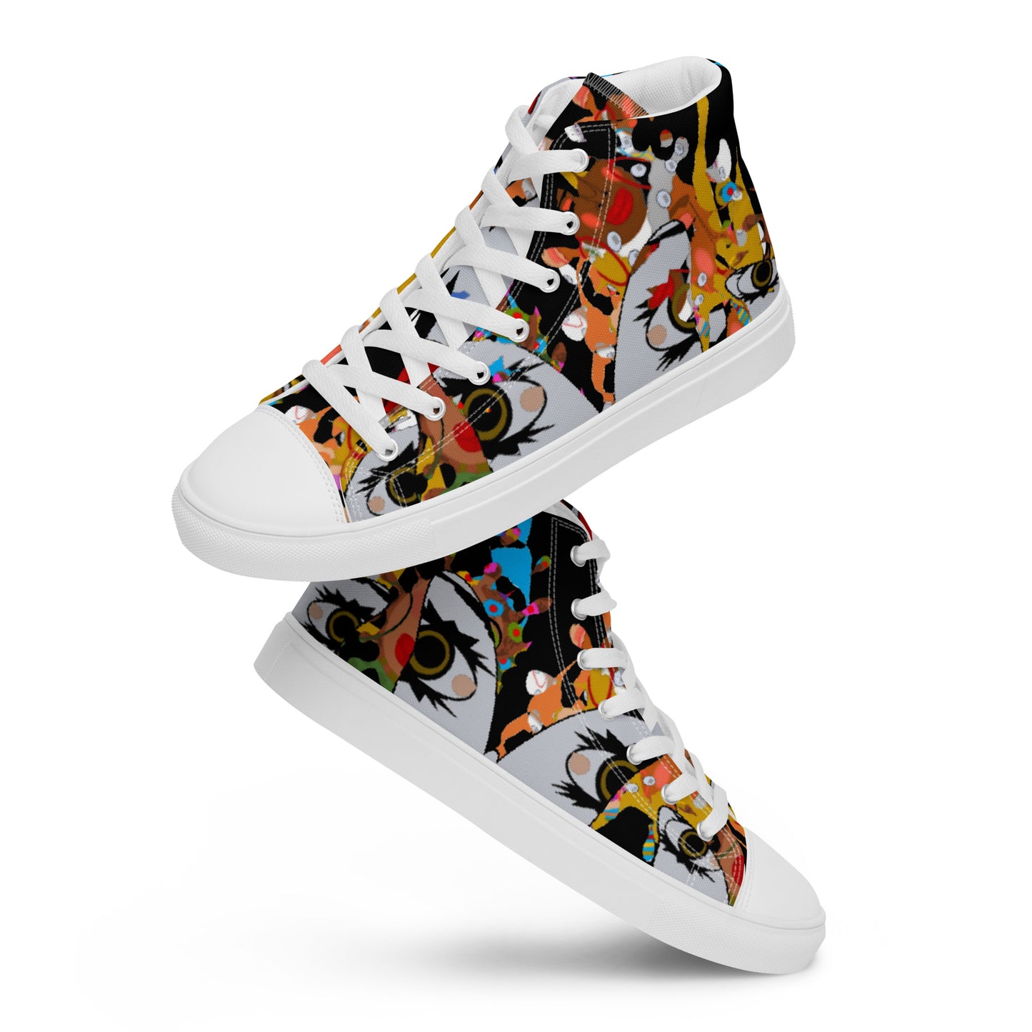 Women’s high top canvas shoes