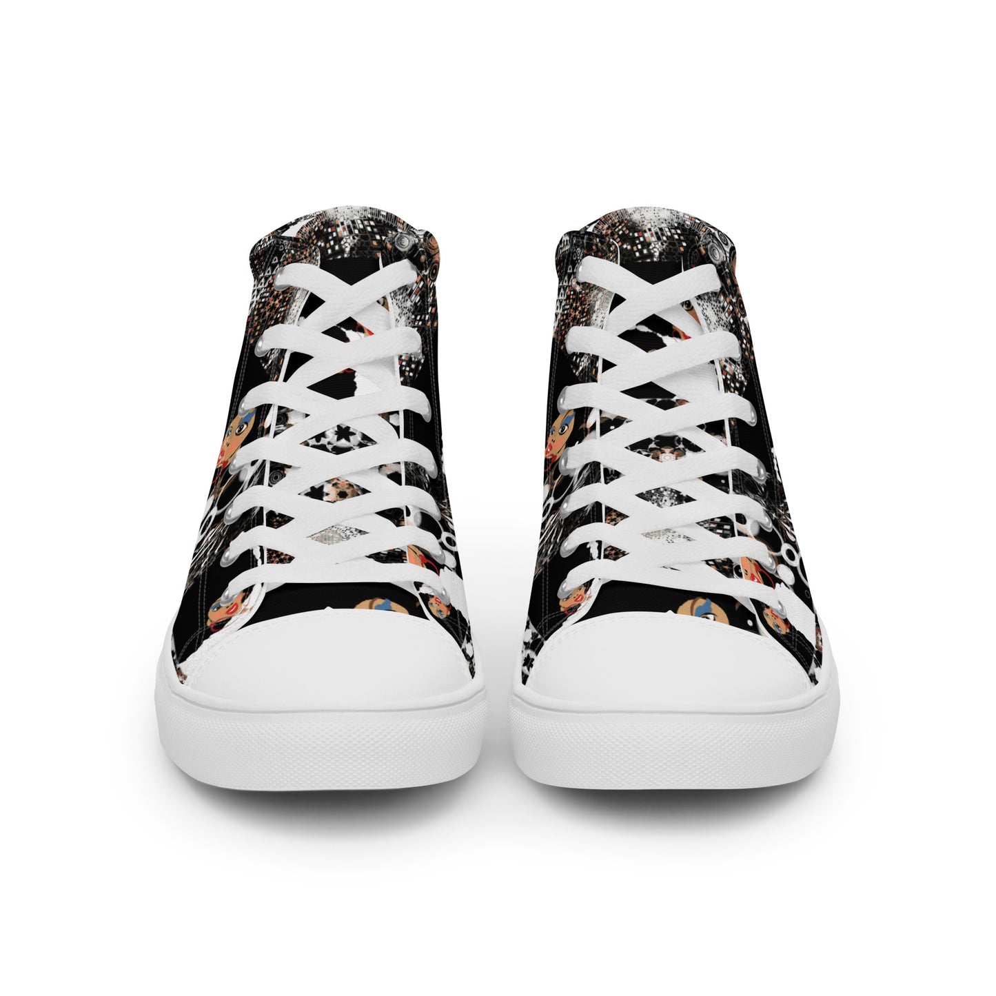 Women’s high top canvas shoes