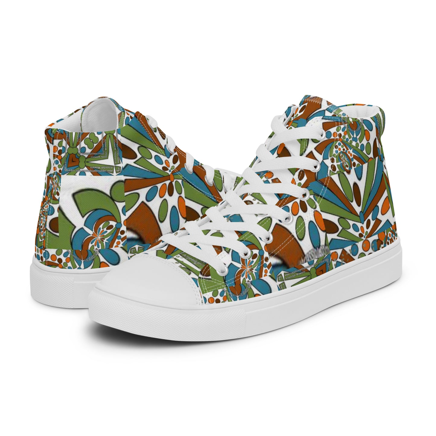 Women’s high top canvas shoes