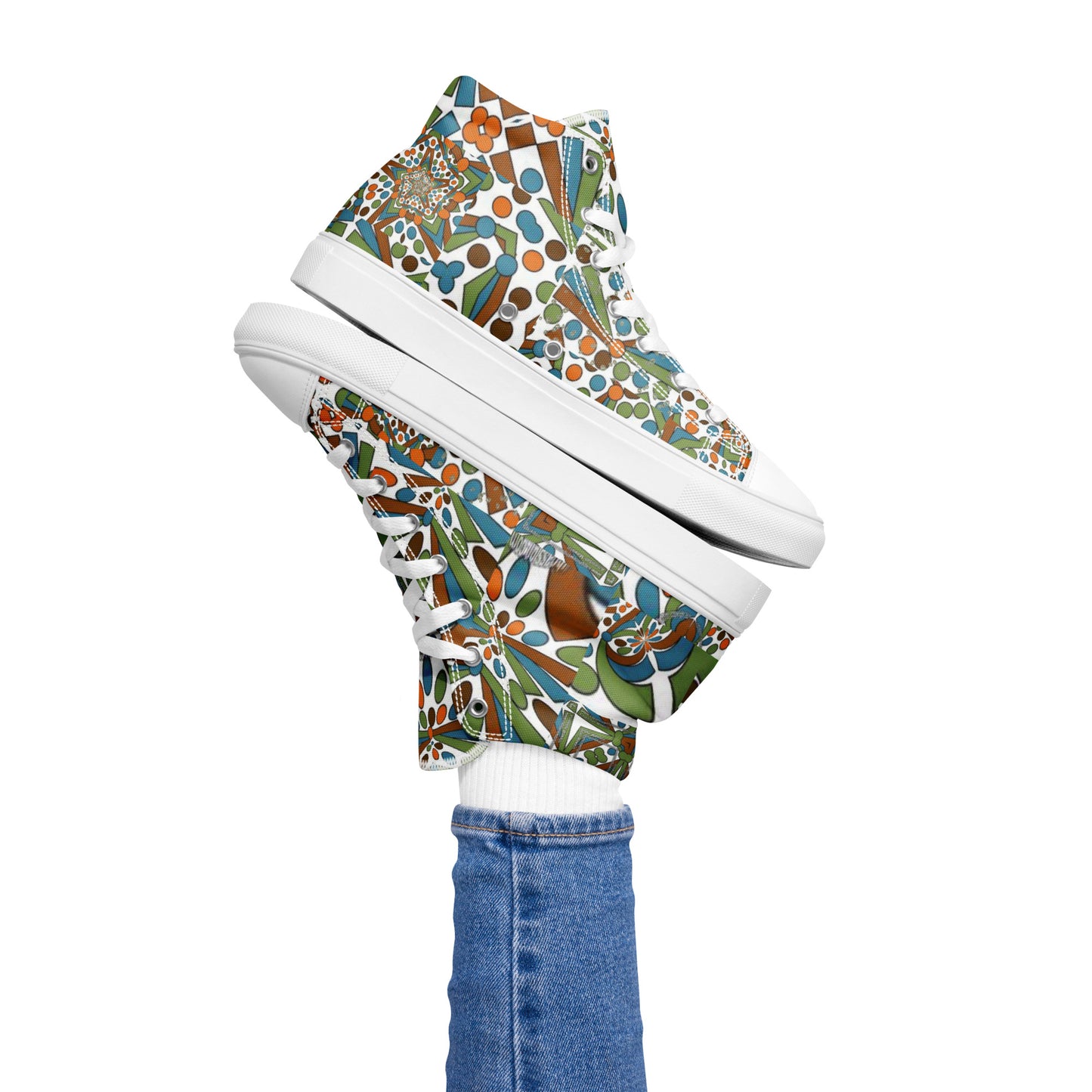 Women’s high top canvas shoes