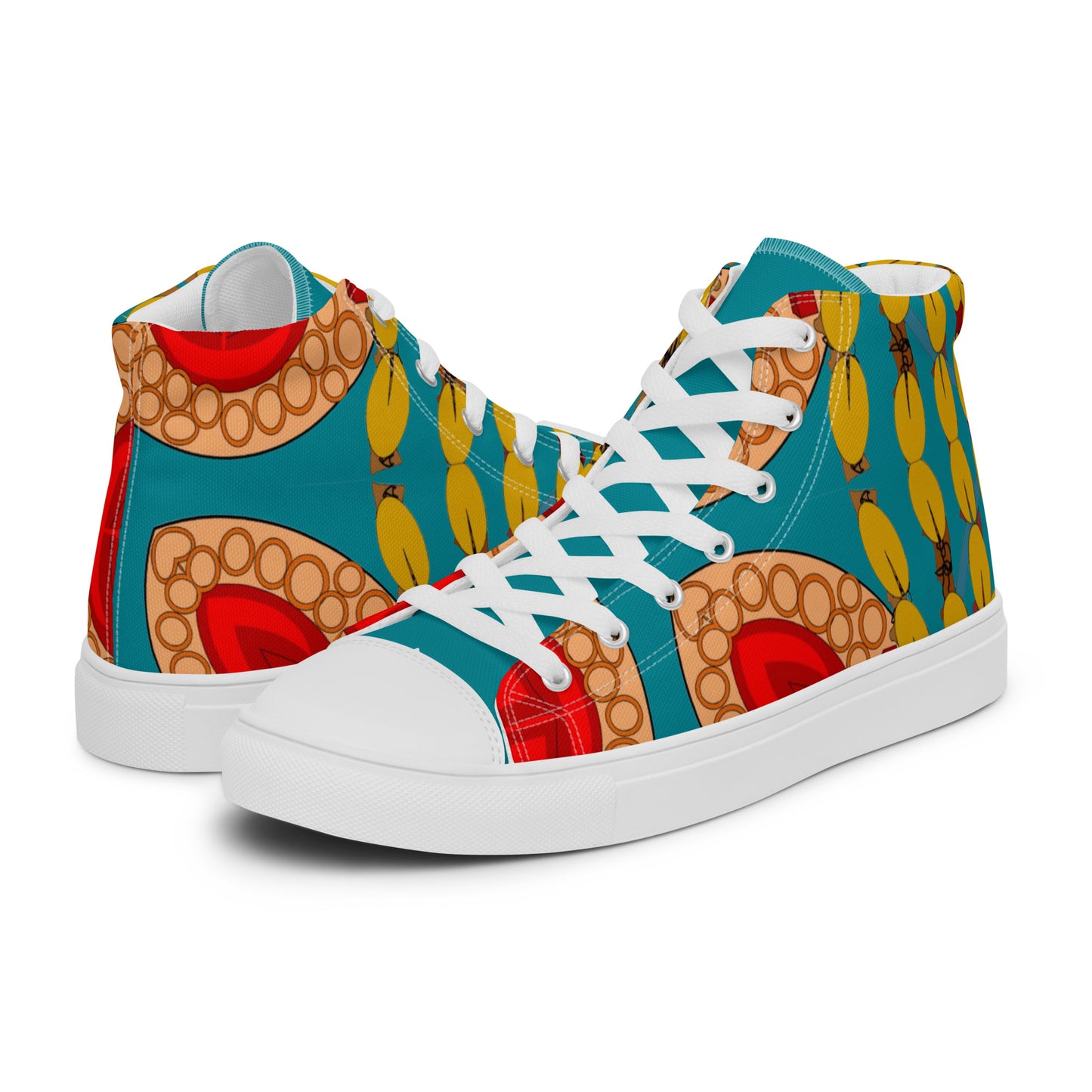 Women’s high top canvas shoes