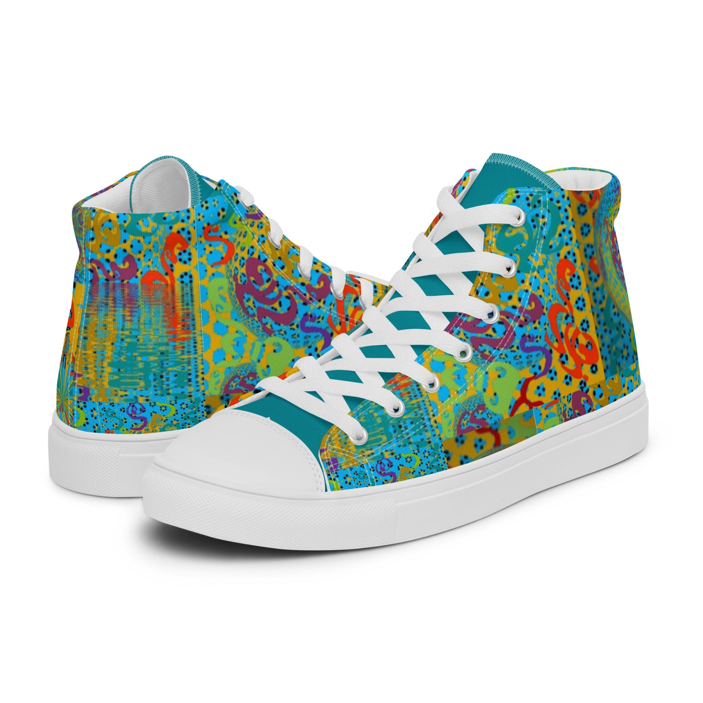 Women’s high top canvas shoes