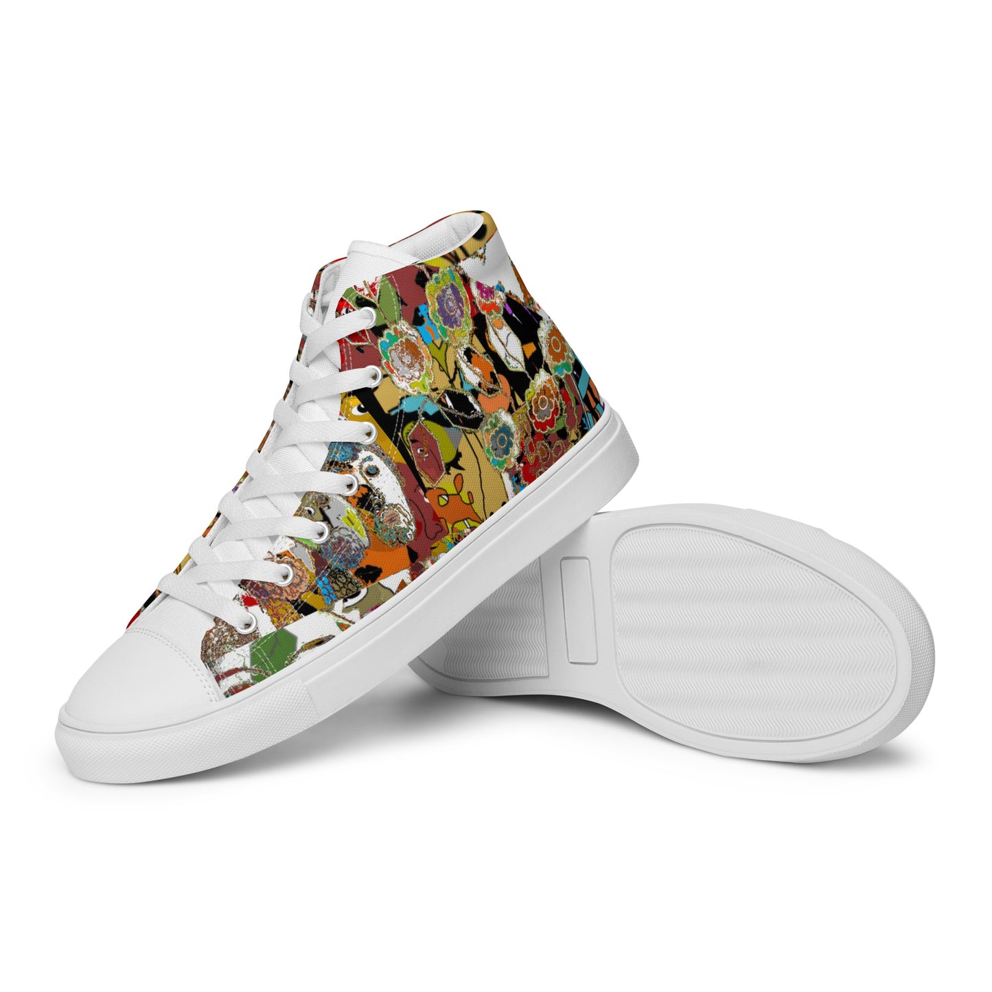 Women’s high top canvas shoes